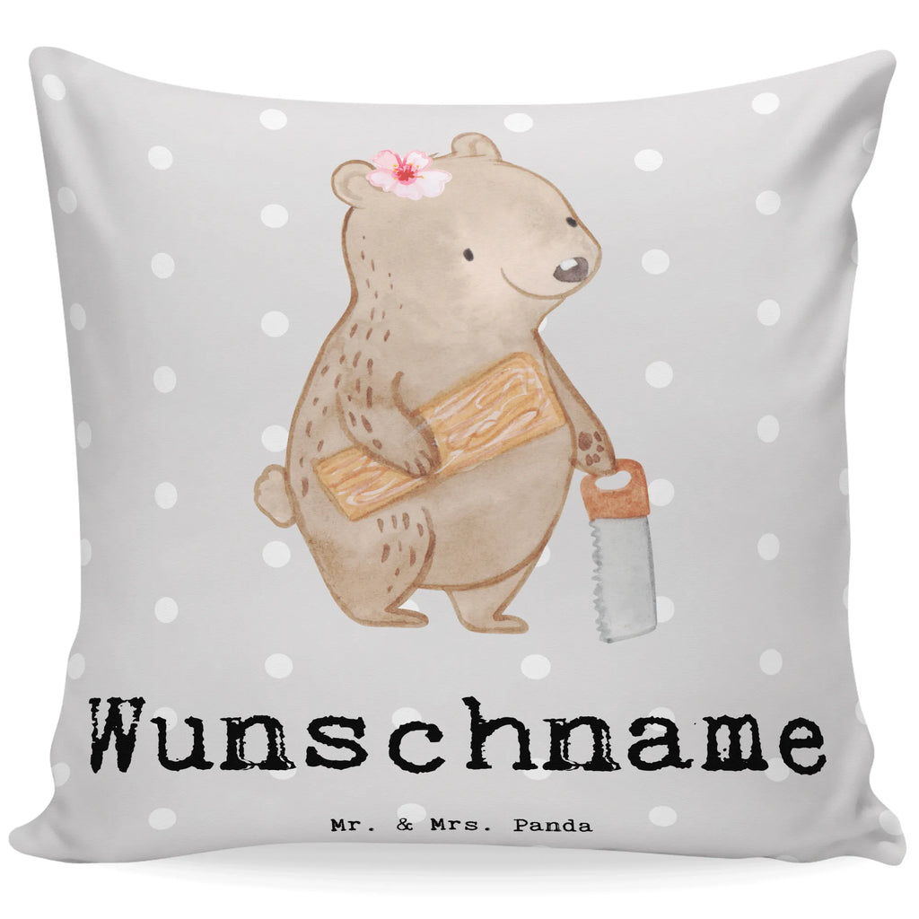 Personalised cushion Restorer Heart gift, gift idea, best, farewell gift, passing exam, anniversary, retirement, promotion, job start, sayings, funny, profession