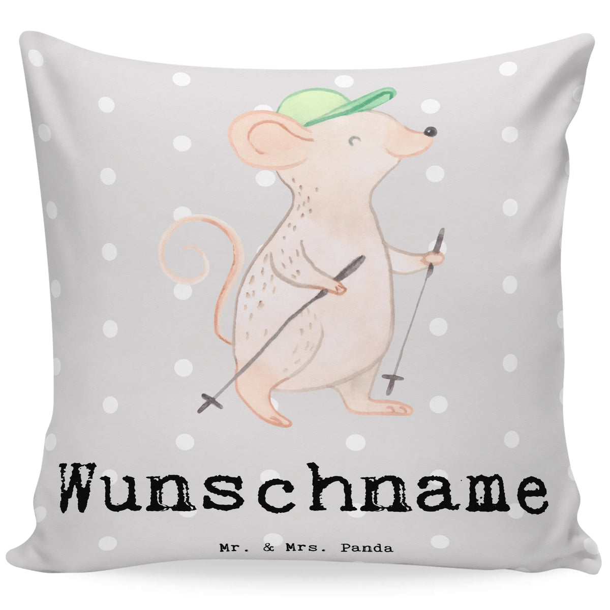 Personalizowana poduszka Mysz Spacer Prezent, Sport, Dyscyplina sportowa, Hobby, Darować, Dziękuję, Dzięki, Wyróżnienie, Wygrana, Sportowiec