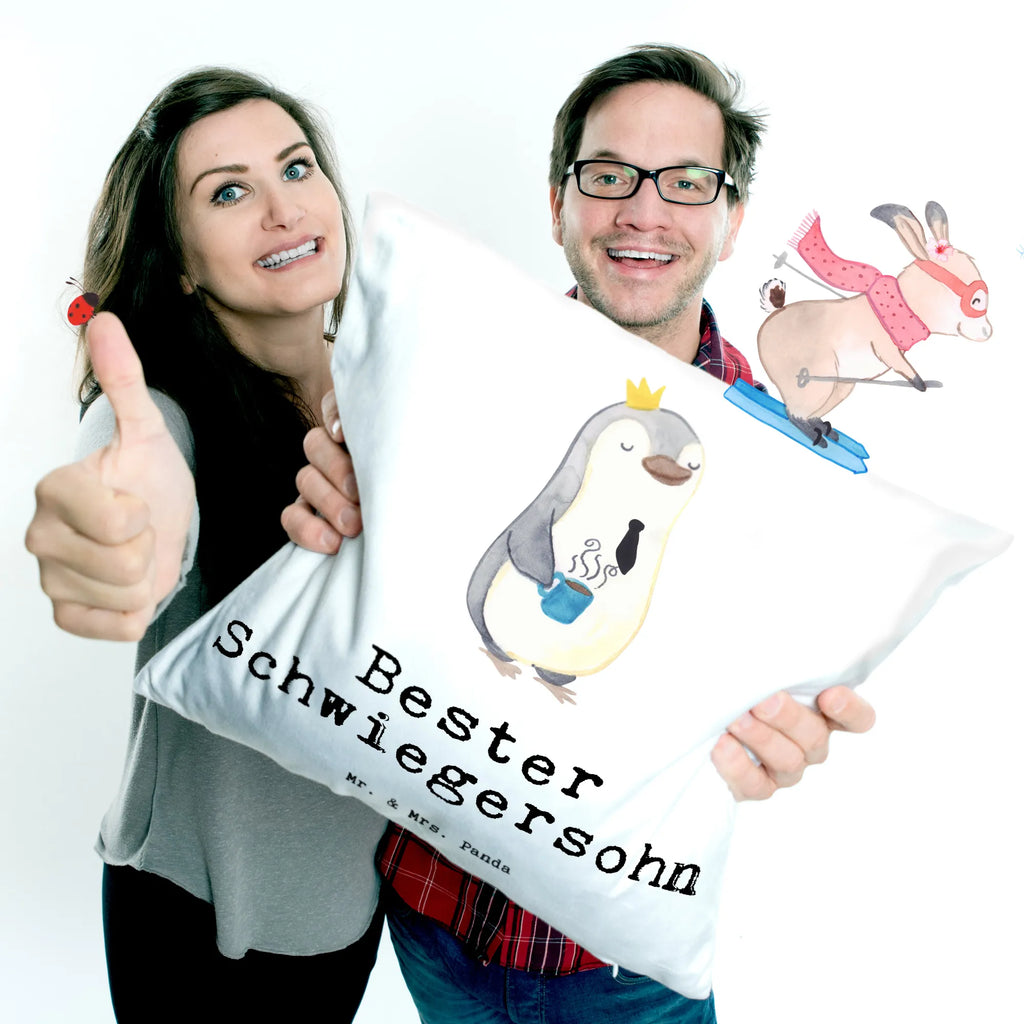 40x40 Kissen Pinguin Bester Schwiegersohn sofakissen, Kissenbezug 40x40, Sofakissen, Kopfkissen 40x40, sitzkissen, Motivkissen, Dekokissen 40x40, Kissenbezüge, Couchkissen, Kissenhülle 40x40, Zierkissen, Kissen, Dekokissen, Kissen 40x40, Sofakissen 40x40, Kopfkissen, Dekokissen Sofa, Kissen 40x40 Waschbar, Kissenhülle, für, Dankeschön, Geschenk, Schenken, Geburtstag, Geburtstagsgeschenk, Geschenkidee, Danke, Bedanken, Mitbringsel, Freude machen, Geschenktipp, angeheiratet, Tochter, Ehefrau des Sohns, Schwiegersohn, Frau, Hochzeit, Heirat