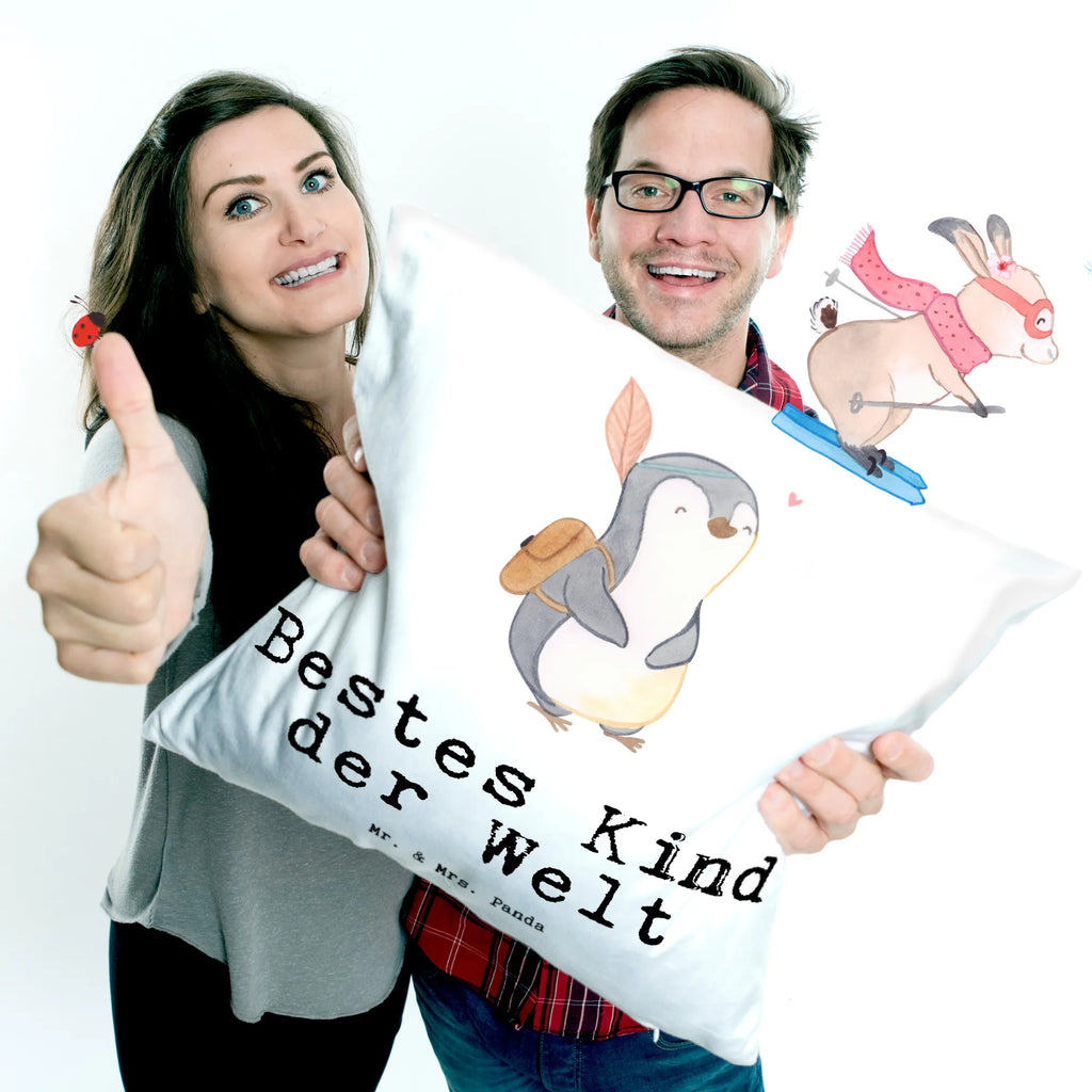 Cushion penguin best kid in the world pillows, pad, pillow case, 40 x 40, cushion, sofa, settee, soft, fluffy, 40x40, bed, couch, bedroom, Pillow, for, thank you, gift, giving, birthday, birthday present, gift idea, souvenir, make you happy, gift tip, kid, offspring, child, daughter, son, christening, kids, kiddy, best, birth, darling, children