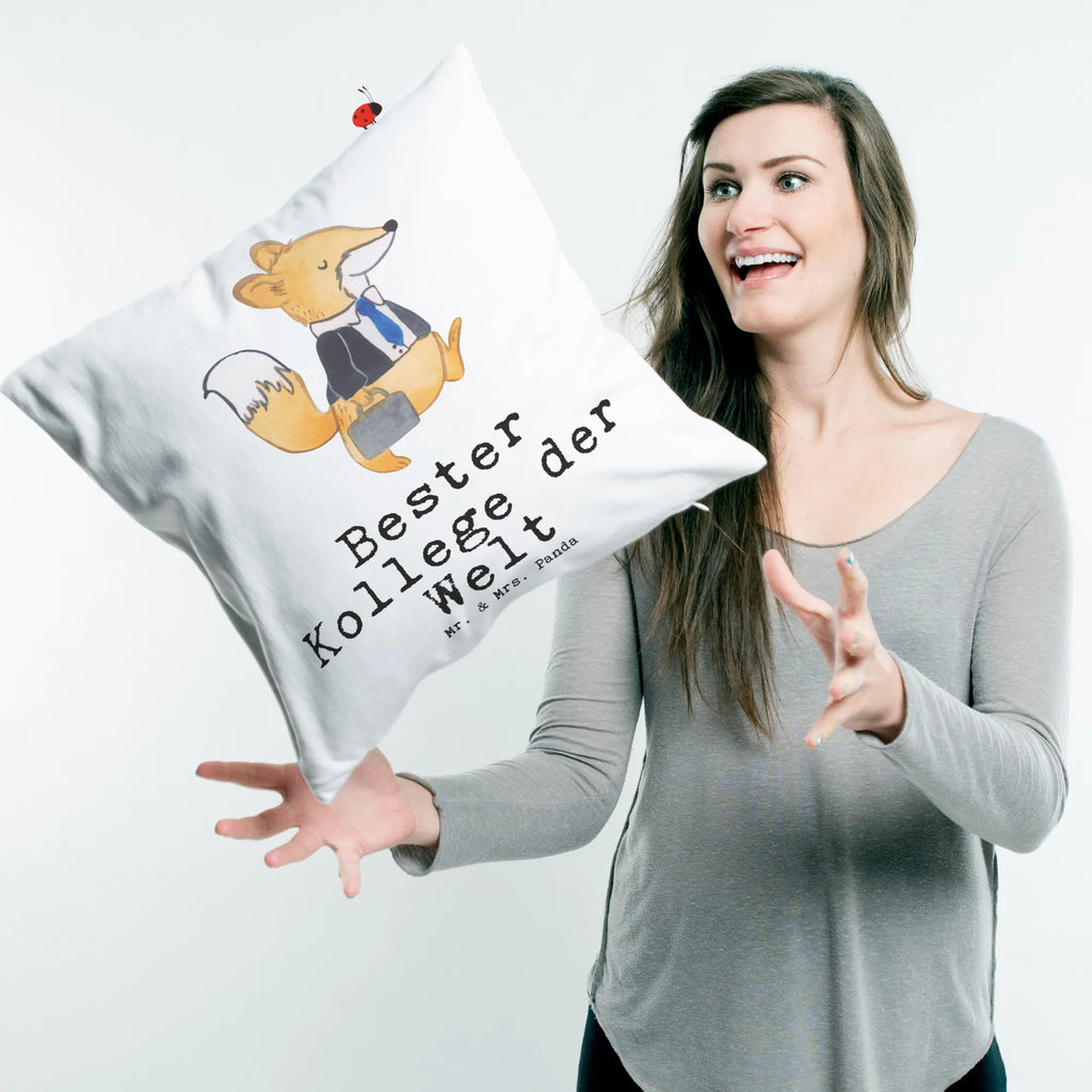 40x40 poduszka lis Najlepszy kolega na świecie dla, Dziękuję, Prezent, Wręczyć, Urodziny, Prezent urodzinowy, Pomysł na prezent, Podziękować, Upominek, Sprawić radość, Tip na prezent