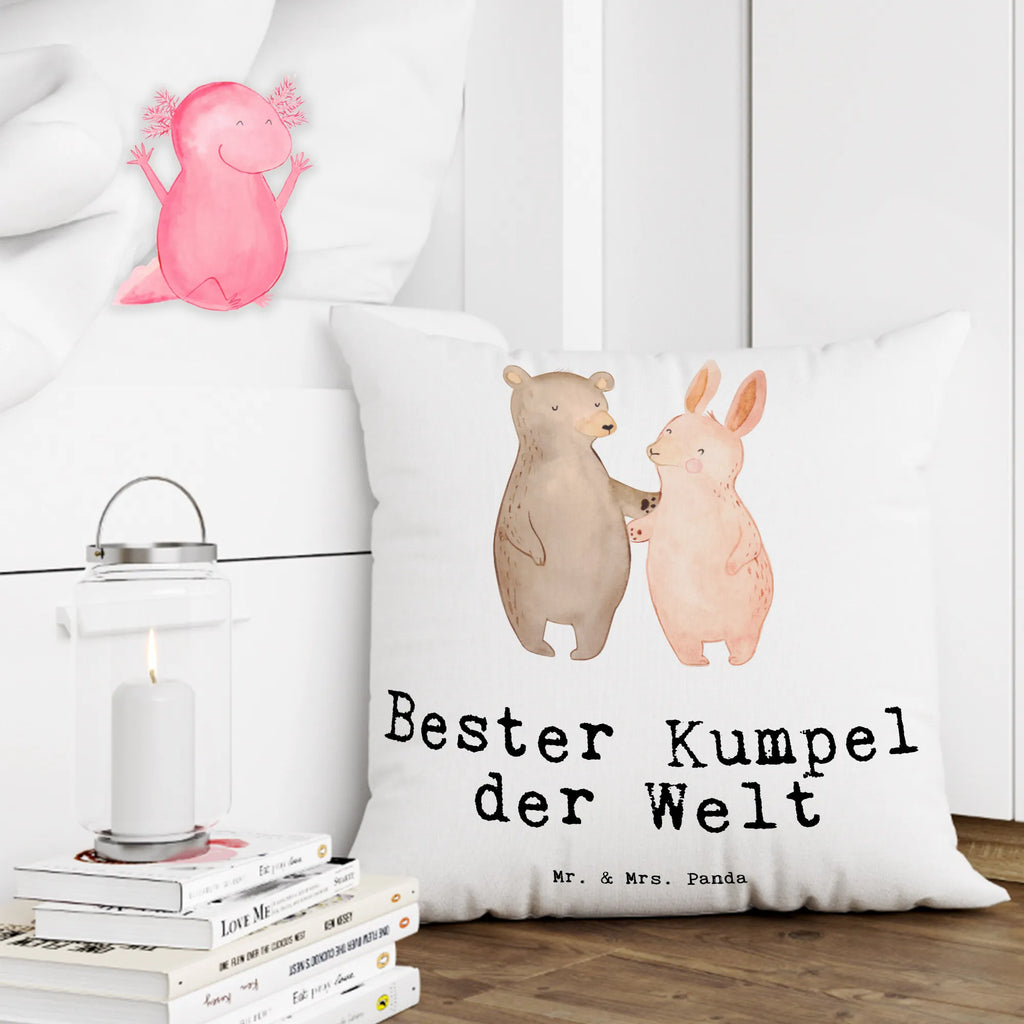 Cushion Hare best buddy in the world soft, sofa, Pillow, bed, fluffy, couch, pillow case, pillows, pad, 40 x 40, cushion, bedroom, settee, 40x40, for, thank you, gift, giving, birthday, birthday present, gift idea, souvenir, make you happy, gift tip, best, best friend, best friends, buddy, cronies, friendship, colleague, sweetheart, bro