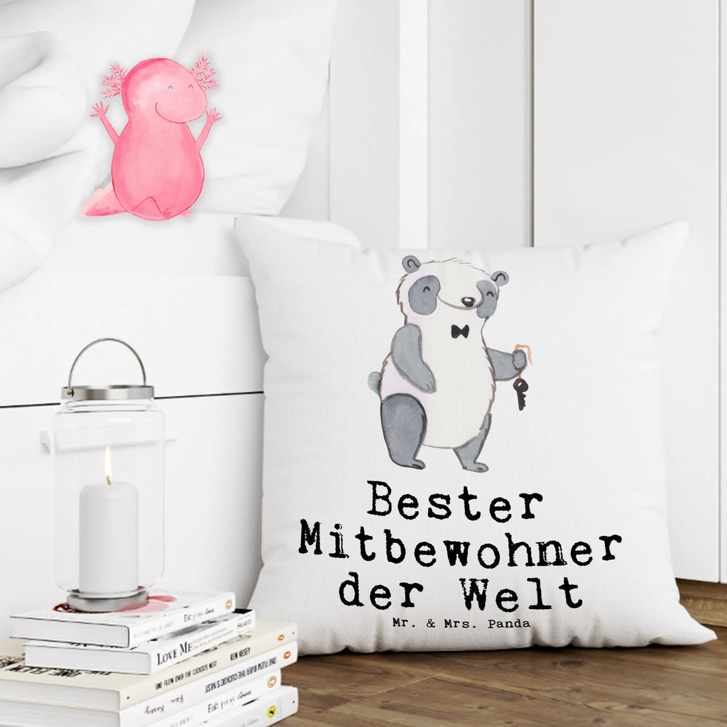 40x40 Kissen Panda Bester Mitbewohner der Welt Sofakissen, Kissenbezug 40x40, Kissenbezüge, sitzkissen, Kissen, Kissen 40x40, Zierkissen, Kopfkissen 40x40, Kissenhülle, Kissen 40x40 Waschbar, Couchkissen, Kissenhülle 40x40, Dekokissen 40x40, Sofakissen 40x40, Kopfkissen, Dekokissen, sofakissen, Motivkissen, Dekokissen Sofa, für, Dankeschön, Geschenk, Schenken, Geburtstag, Geburtstagsgeschenk, Geschenkidee, Danke, Bedanken, Mitbringsel, Freude machen, Geschenktipp, Zimmernachbar, Wohngemeinschaft, Zimmerkollege, Zimmergenosse, Stubenkamerad, Mitbewohner, WG, WG-Bewohner