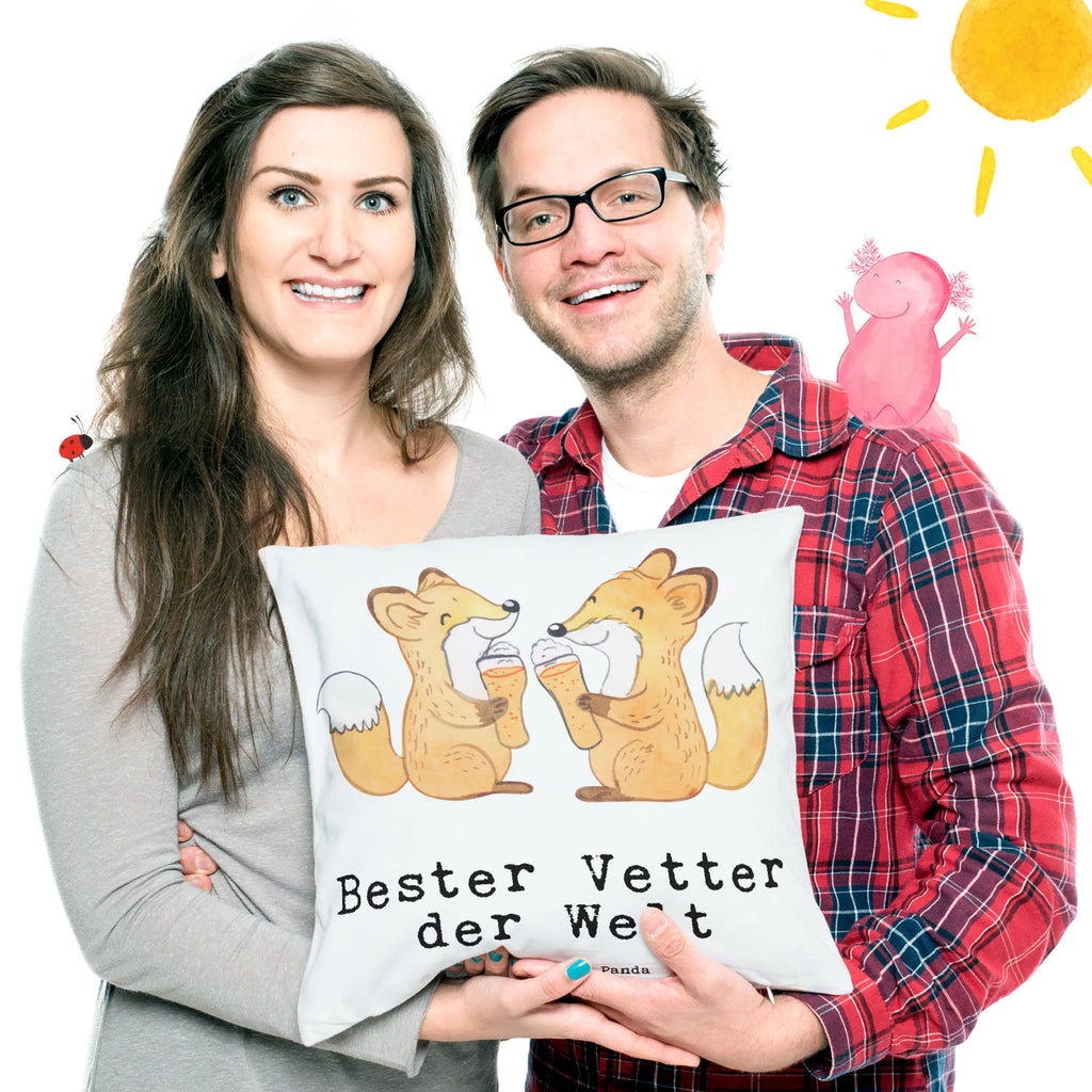 Cushion Fox Best cousin in the world cushion, sofa, pillows, 40 x 40, 40x40, pillow case, couch, pad, Pillow, settee, bed, fluffy, bedroom, soft, for, thank you, gift, giving, birthday, birthday present, gift idea, souvenir, make you happy, gift tip, uncle&#39;s son, Cousin, kin, aunt&#39;s son, cousin, family