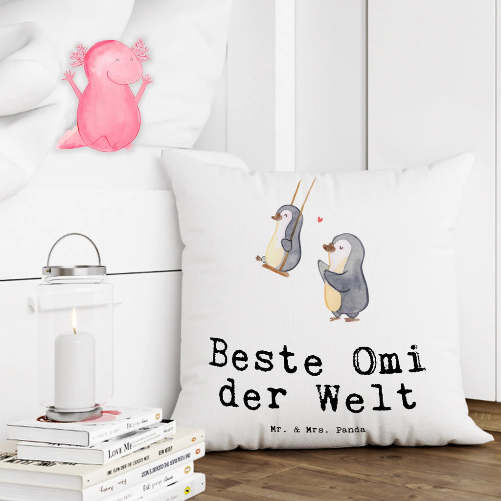 Cushion penguin Best grandma in the world 40 x 40, pillow case, Pillow, sofa, soft, pad, pillows, settee, bed, fluffy, 40x40, couch, cushion, bedroom, for, thank you, gift, giving, birthday, birthday present, gift idea, souvenir, make you happy, gift tip, grandma, grandpa, best, Grandmother, grandmother, granddaughter, little thing, grandson, grandchild