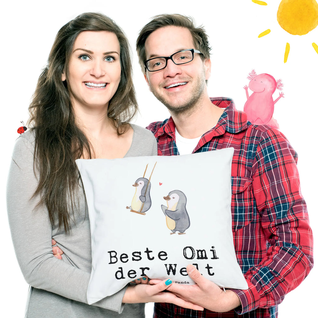 Cushion penguin Best grandma in the world 40 x 40, pillow case, Pillow, sofa, soft, pad, pillows, settee, bed, fluffy, 40x40, couch, cushion, bedroom, for, thank you, gift, giving, birthday, birthday present, gift idea, souvenir, make you happy, gift tip, grandma, grandpa, best, Grandmother, grandmother, granddaughter, little thing, grandson, grandchild