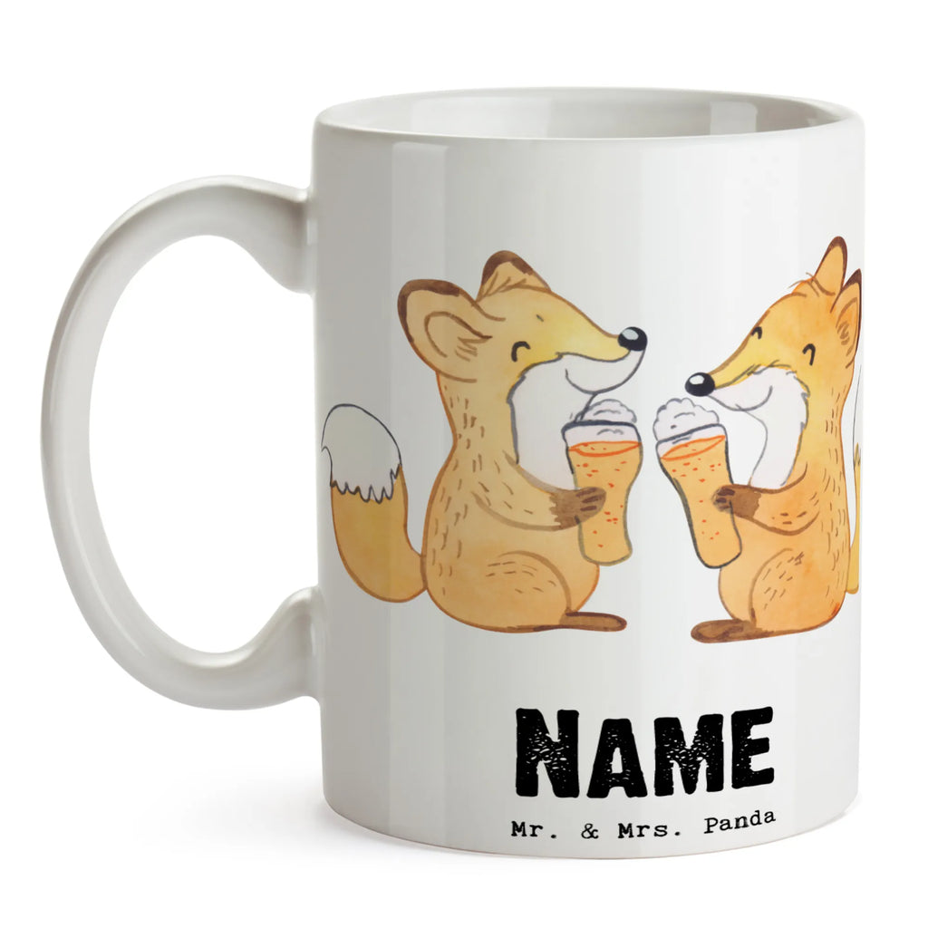 Personalised cup Fox Best roommate in the world for, thank you, gift, giving, birthday, birthday present, gift idea, souvenir, make you happy, gift tip, neighbor, roommates, flat share, Roommate, colleague, student dormitory, patient, room, dormitory, hospital