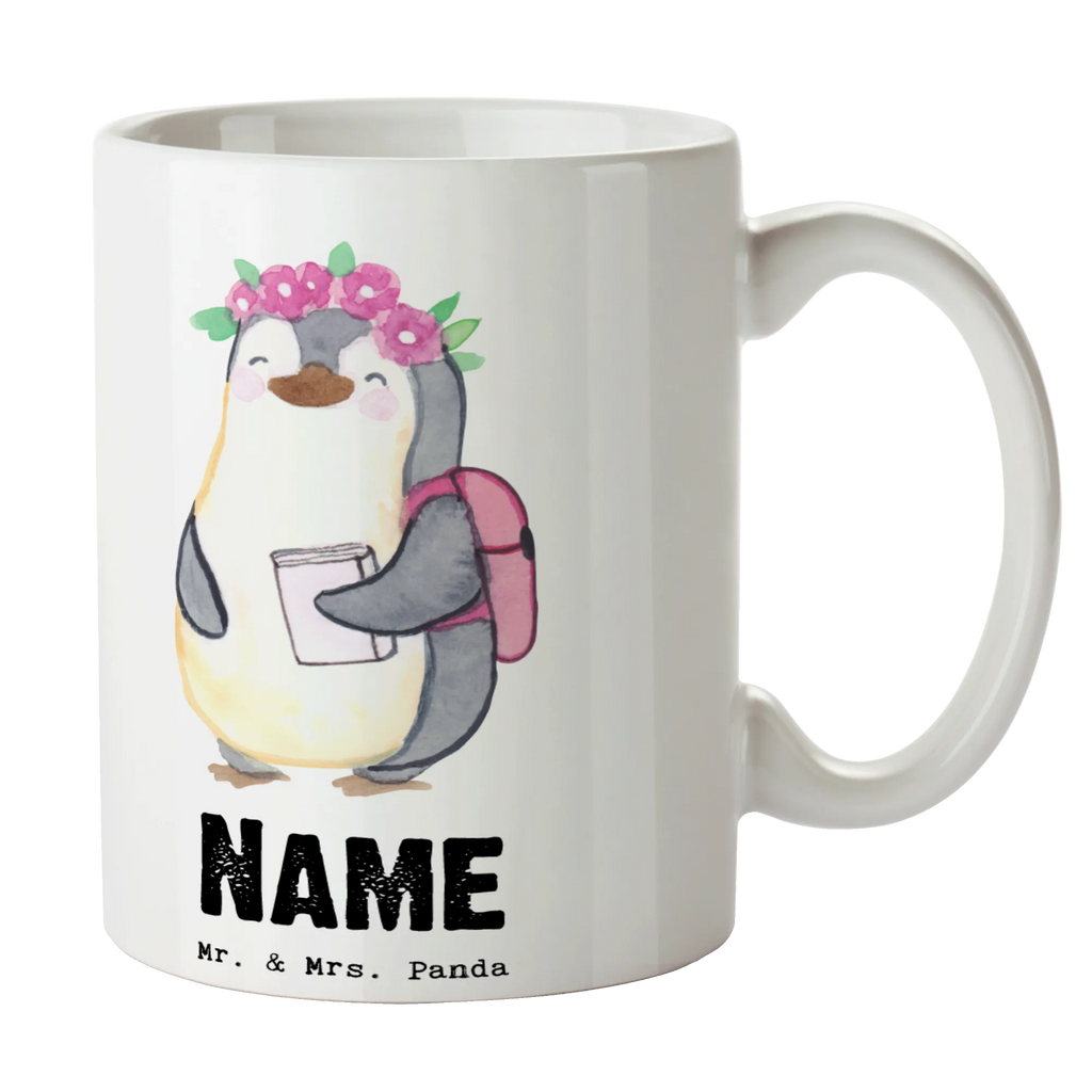 Personalised cup penguin Best granddaughter in the world for, thank you, gift, giving, birthday, birthday present, gift idea, souvenir, make you happy, gift tip, granddaughter, grandma, child from son, Granddaughter, grandpa, grandchild, christening, child from daughter