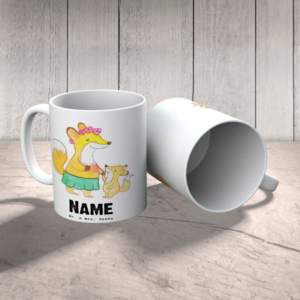 Personalisierte Tasse Fuchs Beste Mama der Welt Tasse mit Namen, Tasse, Namenstasse, Personalisiert, Personalisierte Tasse, Drucken, Wunschname, Namen, für, Dankeschön, Geschenk, Schenken, Geburtstag, Geburtstagsgeschenk, Geschenkidee, Danke, Bedanken, Mitbringsel, Freude machen, Geschenktipp, Beste Mama, Muttertag, Supermama, Tochter, Mami, Mutter, Ma, Sohn, Mama, Beste, Mutti