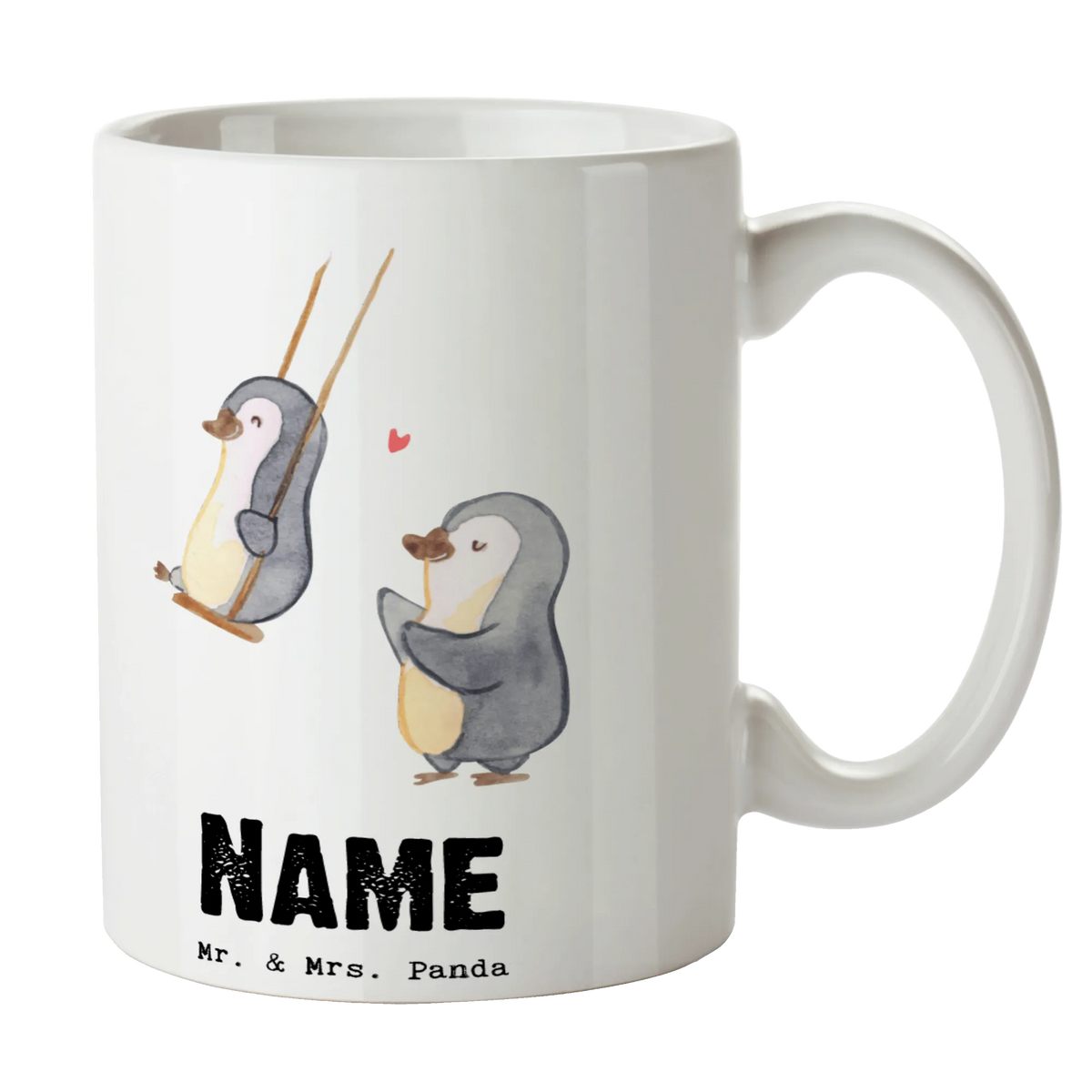 Personalised cup penguin Best godmother in the world gift, birthday, gift idea, birthday present, giving, thank you, for, make you happy, gift tip, christening partner, nephew, baptism, little thing, niece, Godmother, godfather aunt, favorite aunt