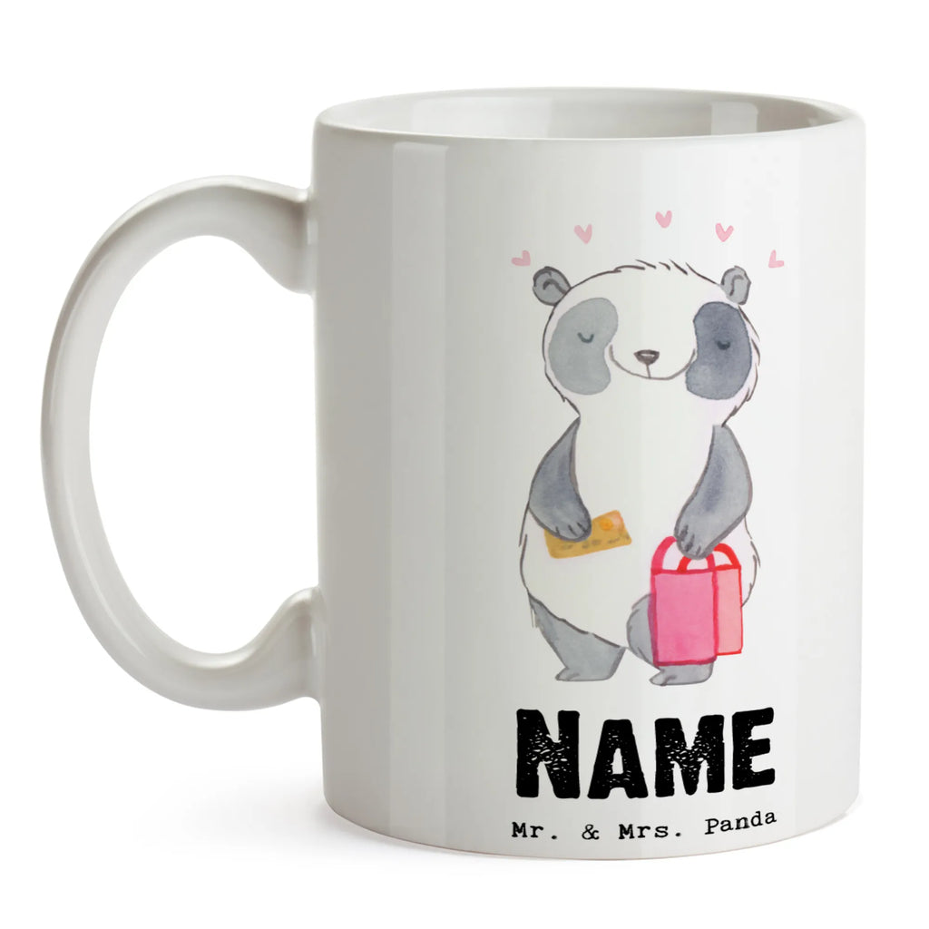 Personalised cup panda Best shopping companion in the world for, thank you, gift, giving, birthday, birthday present, gift idea, souvenir, make you happy, gift tip, shopping partner, boyfriend, best, shopping, escort, bff, girlfriend, queen, Shopping companion, partner, shopping queen