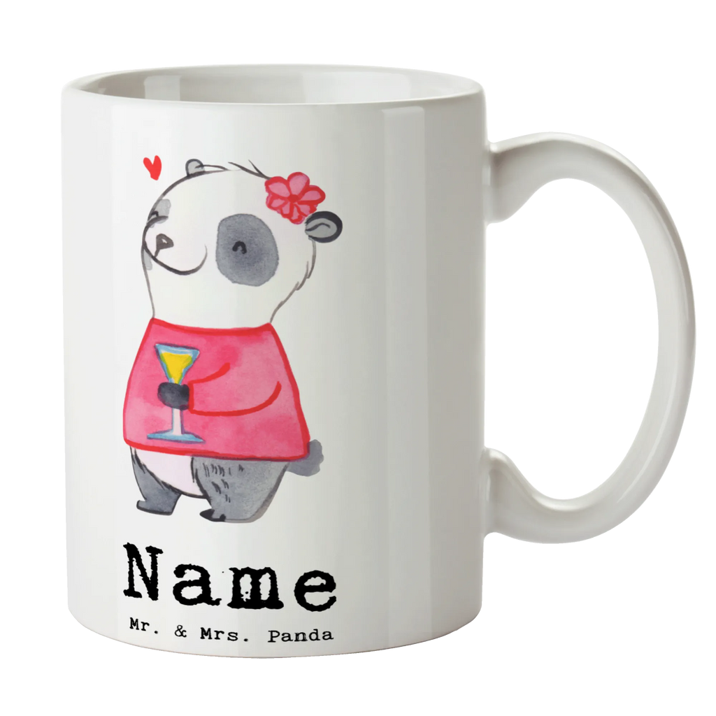 Spersonalizowany kubek Panda Najlepsza świadkowa na świecie dla, Dziękuję, Prezent, Wręczyć, Urodziny, Prezent urodzinowy, Pomysł na prezent, Podziękować, Upominek, Sprawić radość, Tip na prezent