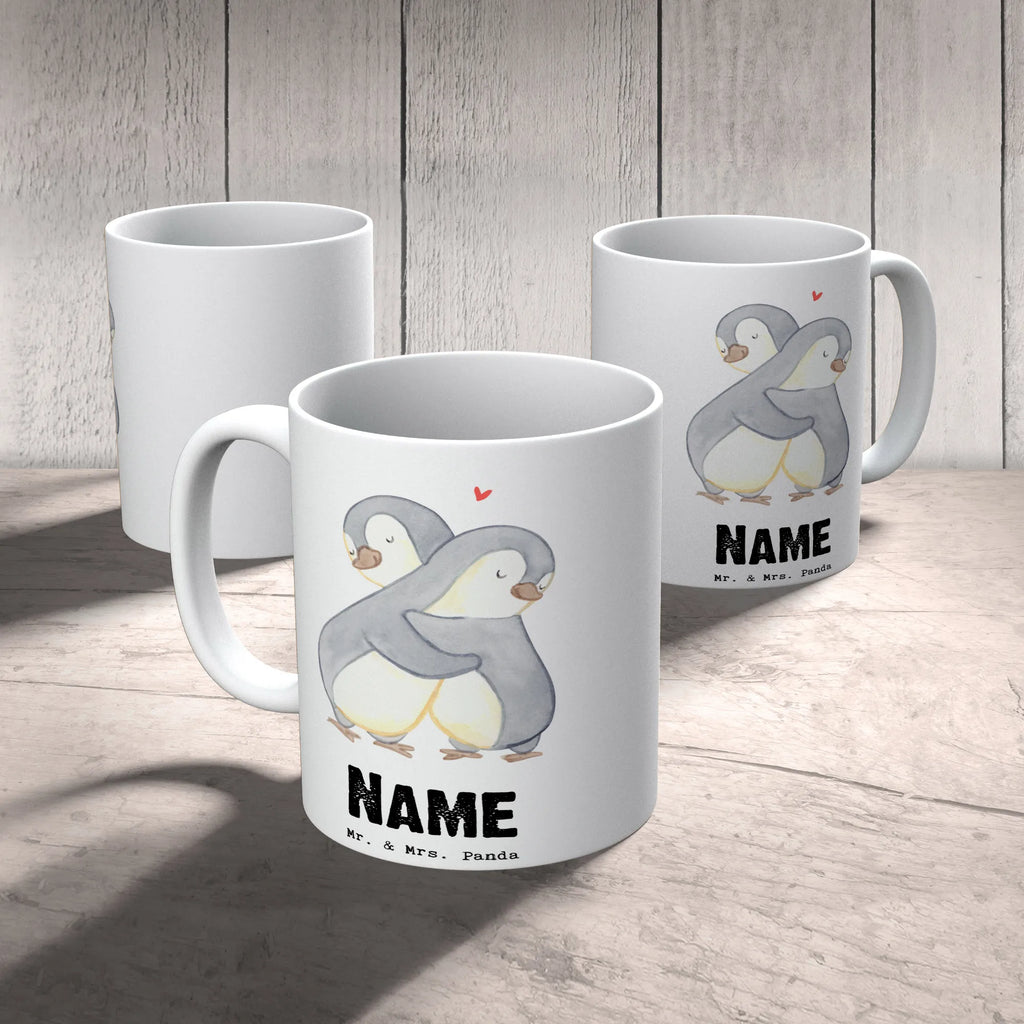 Personalisierte Tasse Pinguin Bester Kuschelpartner der Welt Wunschname, Drucken, Personalisierte Tasse, Namenstasse, Tasse, Personalisiert, Namen, Tasse mit Namen, Geschenkidee, Geschenk, Schenken, Mitbringsel, Geburtstag, Geburtstagsgeschenk, für, Danke, Dankeschön, Bedanken, Freude machen, Geschenktipp, Ehemann, Partner, Lebenspartner, Ehepartner, Kuscheln, Freund, Verliebt, Hochzeitstag, Liebe, Bett, Freundin, Ehefrau, Kuschelpartner