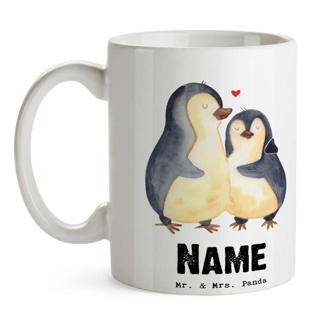 Spersonalizowany kubek pingwin Najlepszy mężczyzna na świecie dla, Dziękuję, Prezent, Wręczyć, Urodziny, Prezent urodzinowy, Pomysł na prezent, Podziękować, Upominek, Sprawić radość, Tip na prezent
