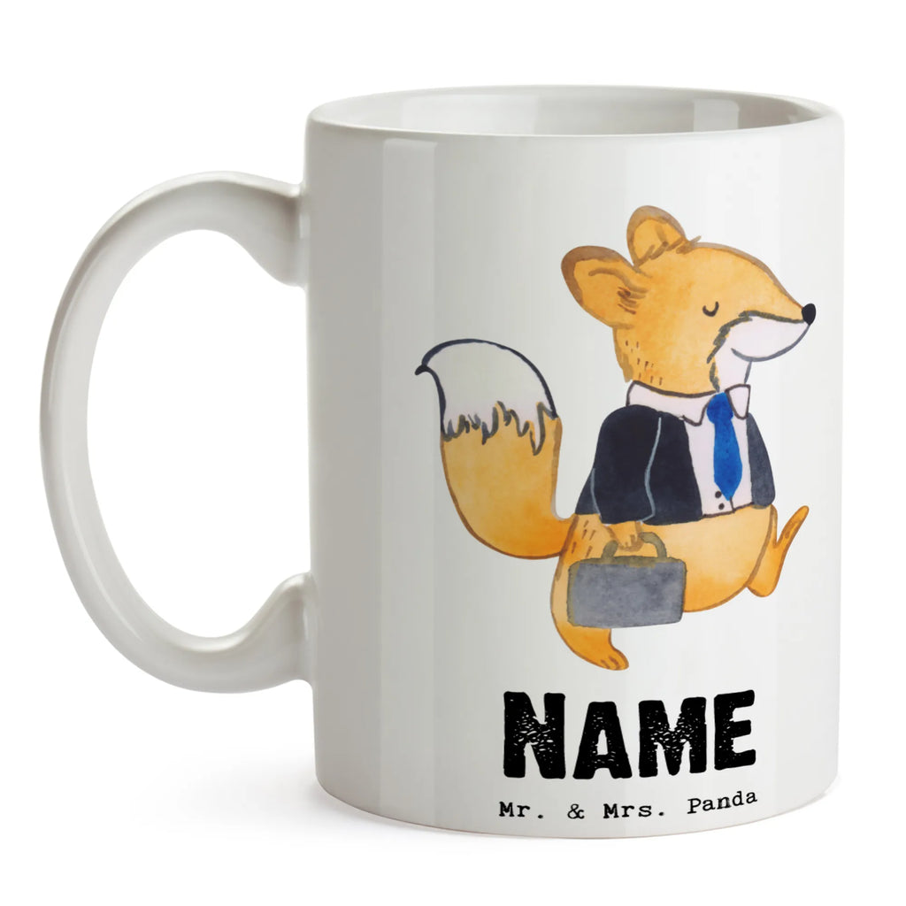 Personalised cup Fox Best colleague in the world for, thank you, gift, giving, birthday, birthday present, gift idea, souvenir, make you happy, gift tip, fellow worker, farewell gift, colleague, profession, retirement, office, employee, work, Work colleague
