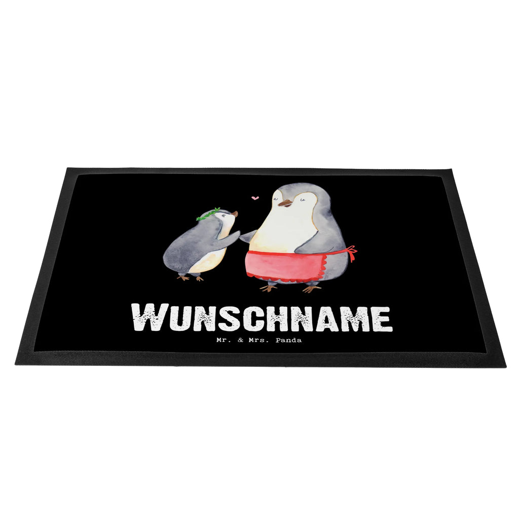 Personalized doormat penguin Best mom in the world for, thank you, gift, giving, birthday, birthday present, gift idea, souvenir, make you happy, gift tip, Mommy, Thank You, Ma, Son, Mother, Best Mom, Daughter, Super Mom, Mama, Mutti, Best, Mother&#39;s Day