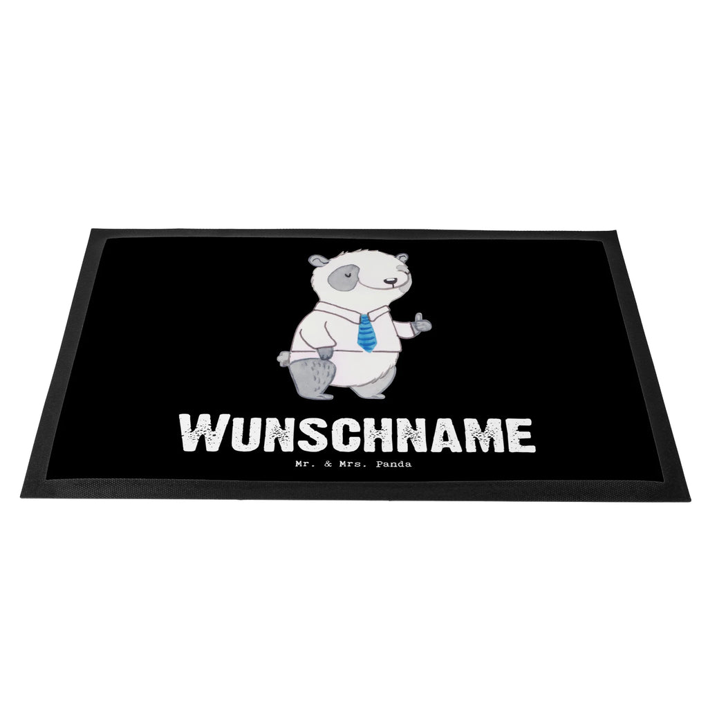 Personalized doormat panda Best adoptive father in the world for, thank you, gift, giving, birthday, birthday present, gift idea, souvenir, make you happy, gift tip, adoptive father, adopted, adoption
