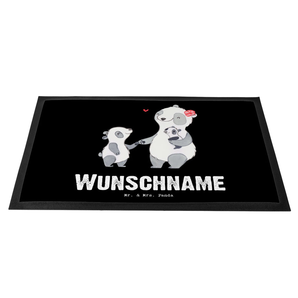 Personalized doormat panda best mom in the world for, thank you, gift, giving, birthday, birthday present, gift idea, souvenir, make you happy, gift tip, Daughter, Best, Super Mom, Mommy, Thanks, Best Mom, Mom, Thank You, Ma, Mother&#39;s Day, Mutti, Mother, Son, Mama