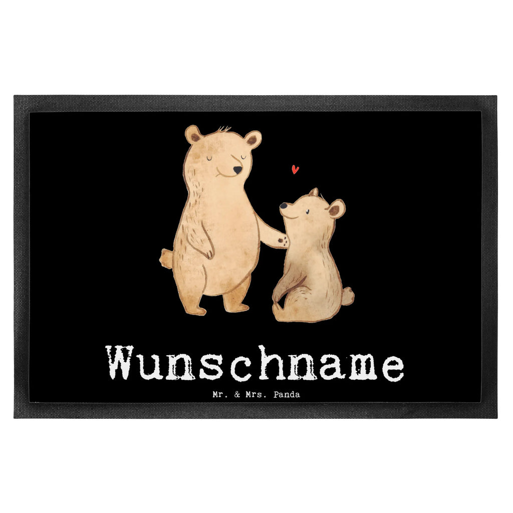 Personalized doormat bear World&#39;s Best Dad for, thank you, gift, giving, birthday, birthday present, gift idea, souvenir, make you happy, gift tip, best, papi, dad, daddy, papa, man, parents, little thing, gift father, Father, family