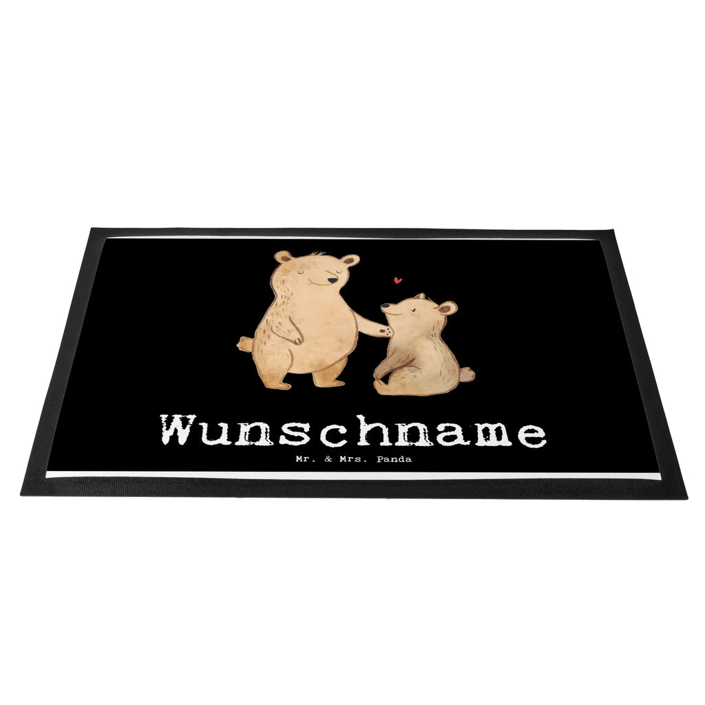 Personalized doormat bear World&#39;s Best Dad for, thank you, gift, giving, birthday, birthday present, gift idea, souvenir, make you happy, gift tip, best, papi, dad, daddy, papa, man, parents, little thing, gift father, Father, family