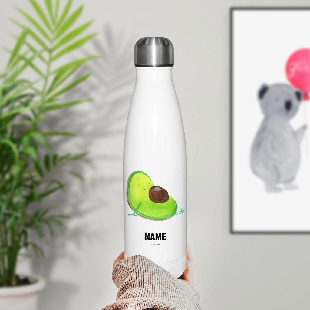 Personalised insulated bottle avocado pregnancy avocado, vegetables, pregnancy, baby shower, Avocado, pregnant