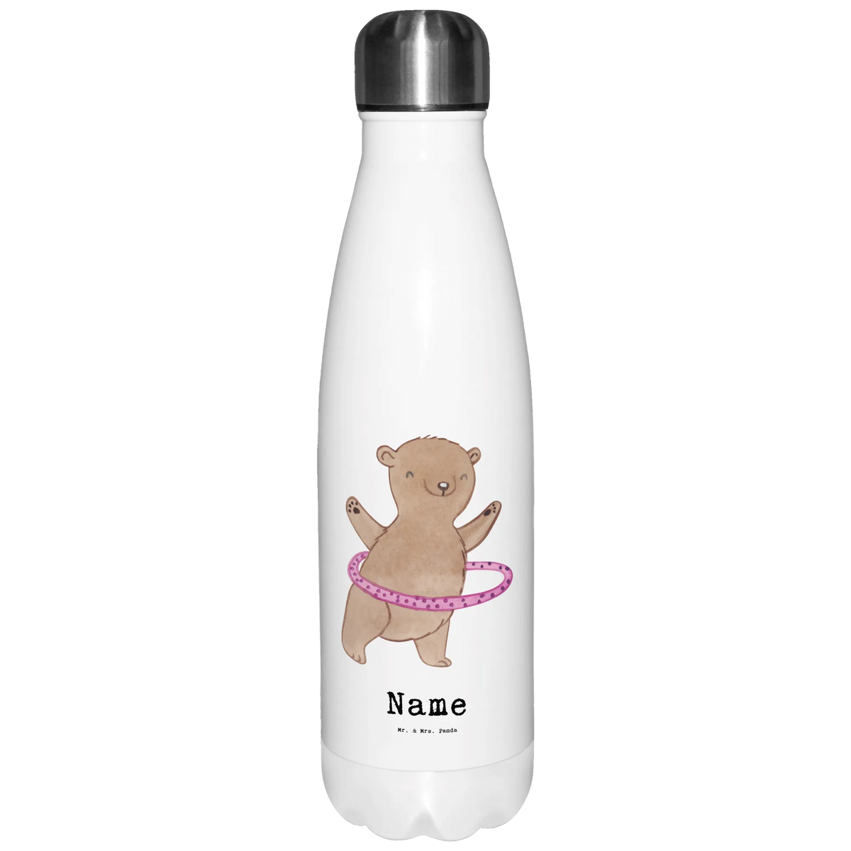 Personalisierte Thermosflasche Bär Hula Hoop Personalisierte Thermoskanne, Thermoflasche Personalisiert, Trinkflasche personalisiert Edelstahl, Personalisierte Sportflasche, Isolierflasche personalisiert, Getränkeflasche Personalisiert, Sportflasche personalisiert, Personalisierte Wasserflasche, Trinkflasche personalisiert, Personalisierte Trinkflasche, Personalisierte Thermosflasche, Personalisierte Trinkflasche Edelstahl, Personalisierte Edelstahlflasche, Thermosflasche personalisiert, Wasserflasche personalisiert, Geschenk, Schenken, Sport, Sportart, Hobby, Danke, Dankeschön, Auszeichnung, Gewinn, Sportler, Training, Fitness, Hula Hoop