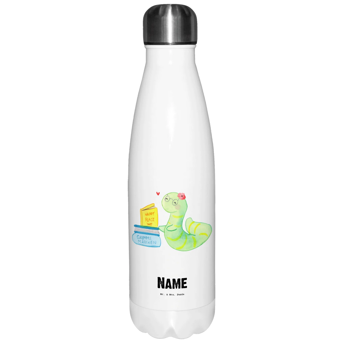 Personalised insulated bottle Librarian Heart gift, gift idea, best, farewell gift, passing exam, anniversary, retirement, promotion, job start, sayings, funny, profession