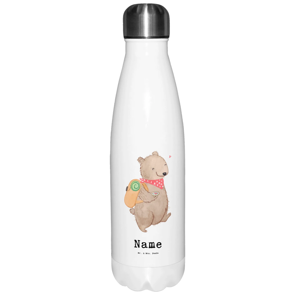 Spersonalizowana butelka termiczna Niedźwiedź Wędrówki Prezent, Sport, Dyscyplina sportowa, Hobby, Darować, Dziękuję, Dzięki, Wyróżnienie, Wygrana, Sportowiec