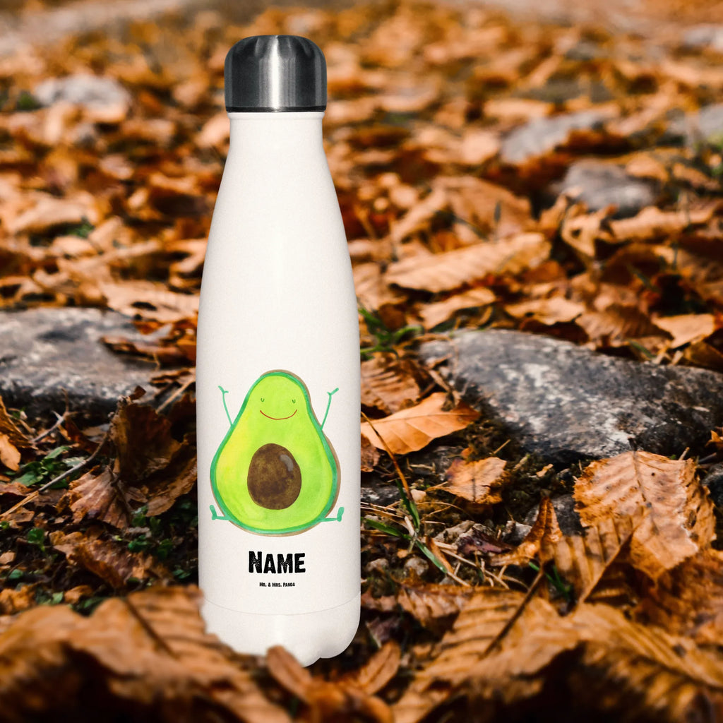 Personalised insulated bottle avocado Happy avocado, vegetables, Avocado, chaos