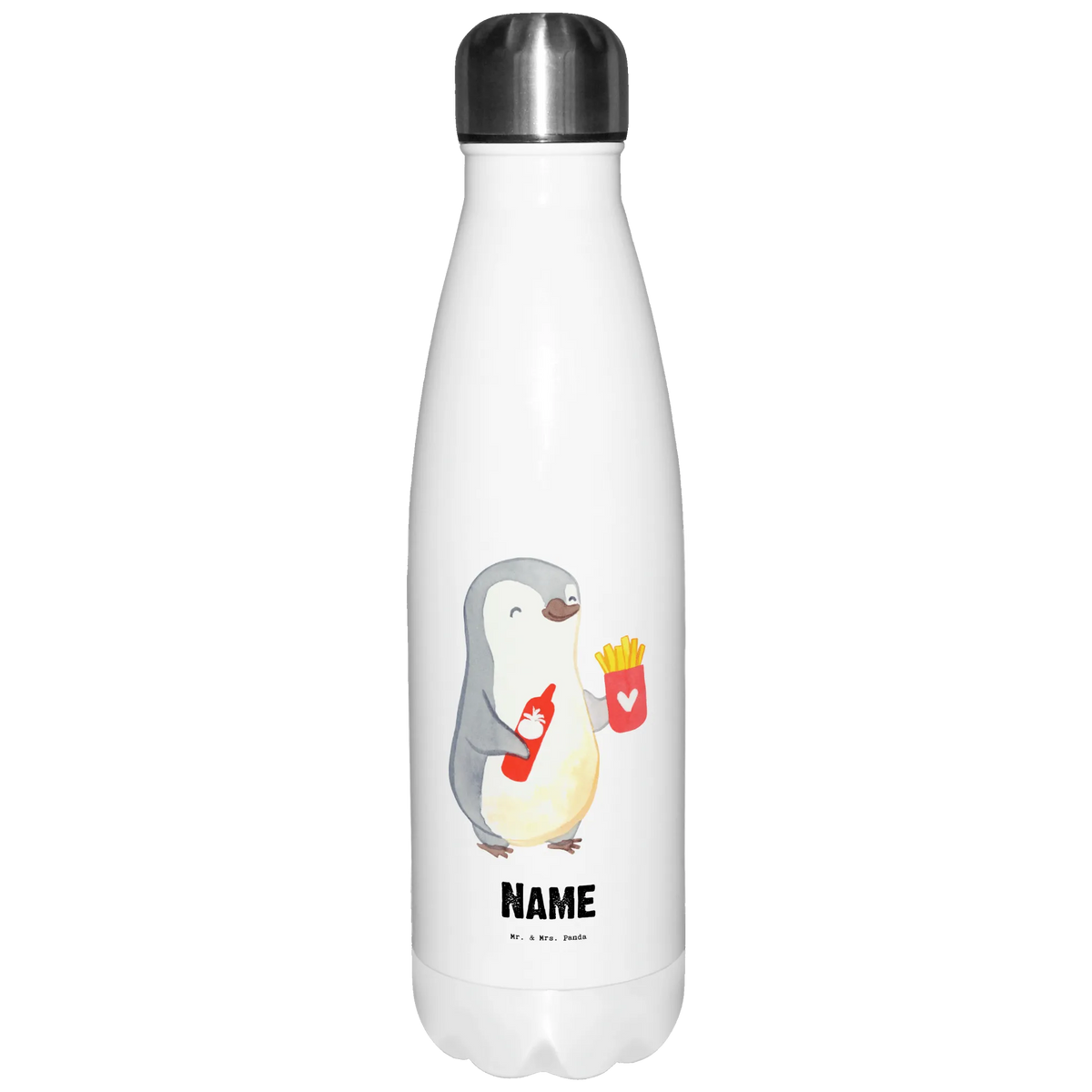 Personalised insulated bottle Snack Bar Owner Heart gift, gift idea, best, farewell gift, passing exam, anniversary, retirement, promotion, job start, sayings, funny, profession