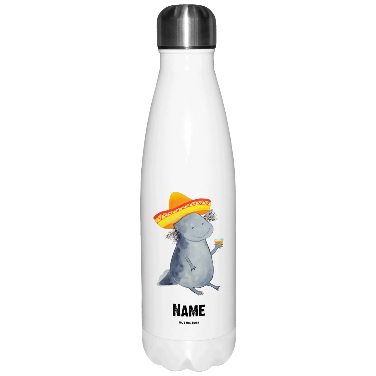 Personalised insulated bottle axolotl tequila Axolotl, Axelotl, marine animals, Mexican walking fish, salamander, Tequila, Mexico, Saying, Sombrero, Motivation, Lemon, Fire Dragon, Tail Lurch, Axolot, Amphibian, Fire Salamander