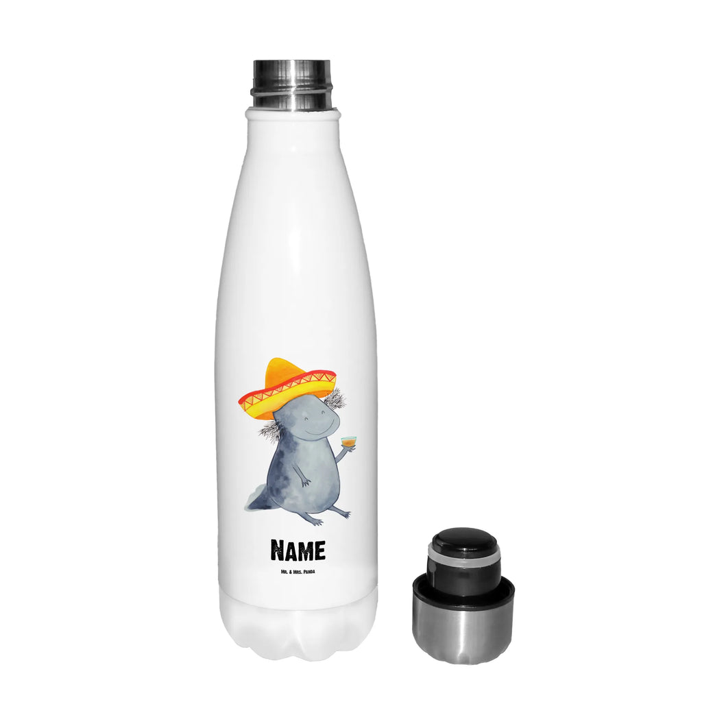 Personalised insulated bottle axolotl tequila Axolotl, Axelotl, marine animals, Mexican walking fish, salamander, Tequila, Mexico, Saying, Sombrero, Motivation, Lemon, Fire Dragon, Tail Lurch, Axolot, Amphibian, Fire Salamander