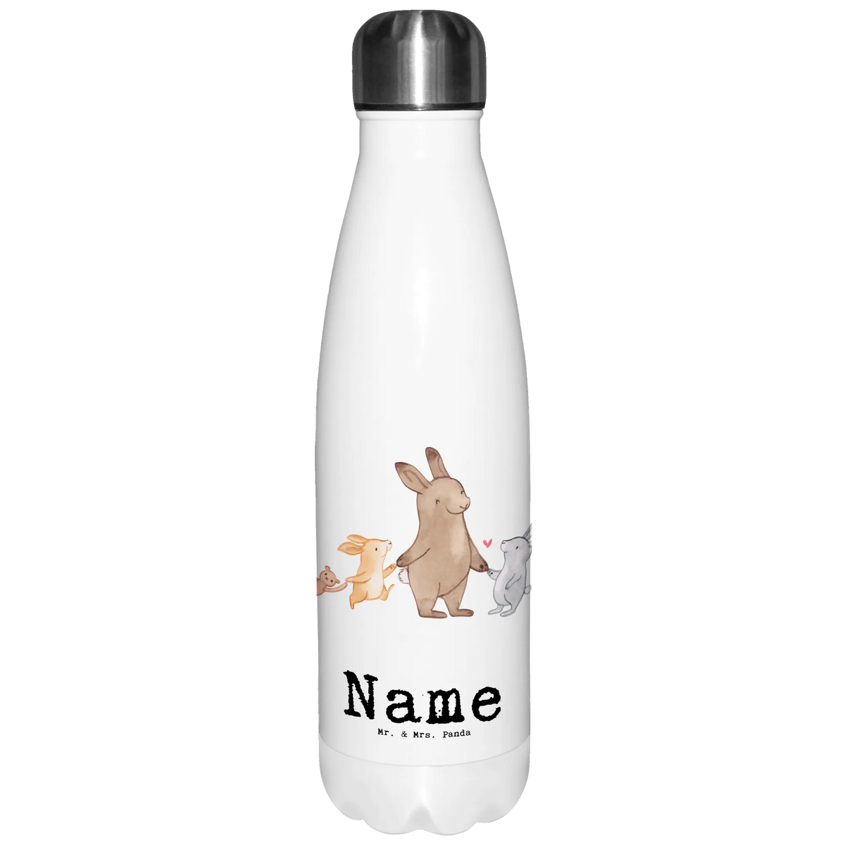 Personalised insulated bottle educator Heart gift, gift idea, best, farewell gift, passing exam, anniversary, retirement, promotion, job start, sayings, funny, profession