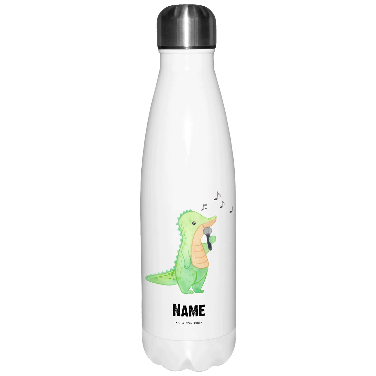 Personalisierte Thermosflasche Krokodil Singen Personalisierte Thermosflasche, Trinkflasche personalisiert Edelstahl, Trinkflasche personalisiert, Personalisierte Trinkflasche, Wasserflasche personalisiert, Personalisierte Sportflasche, Personalisierte Wasserflasche, Isolierflasche personalisiert, Thermosflasche personalisiert, Thermoflasche Personalisiert, Personalisierte Trinkflasche Edelstahl, Personalisierte Thermoskanne, Personalisierte Edelstahlflasche, Getränkeflasche Personalisiert, Sportflasche personalisiert, Geschenk, Schenken, Sport, Sportart, Hobby, Danke, Dankeschön, Auszeichnung, Gewinn, Sportler, Live Auftritt, Singen, Gesang, Hobbysänger, Band