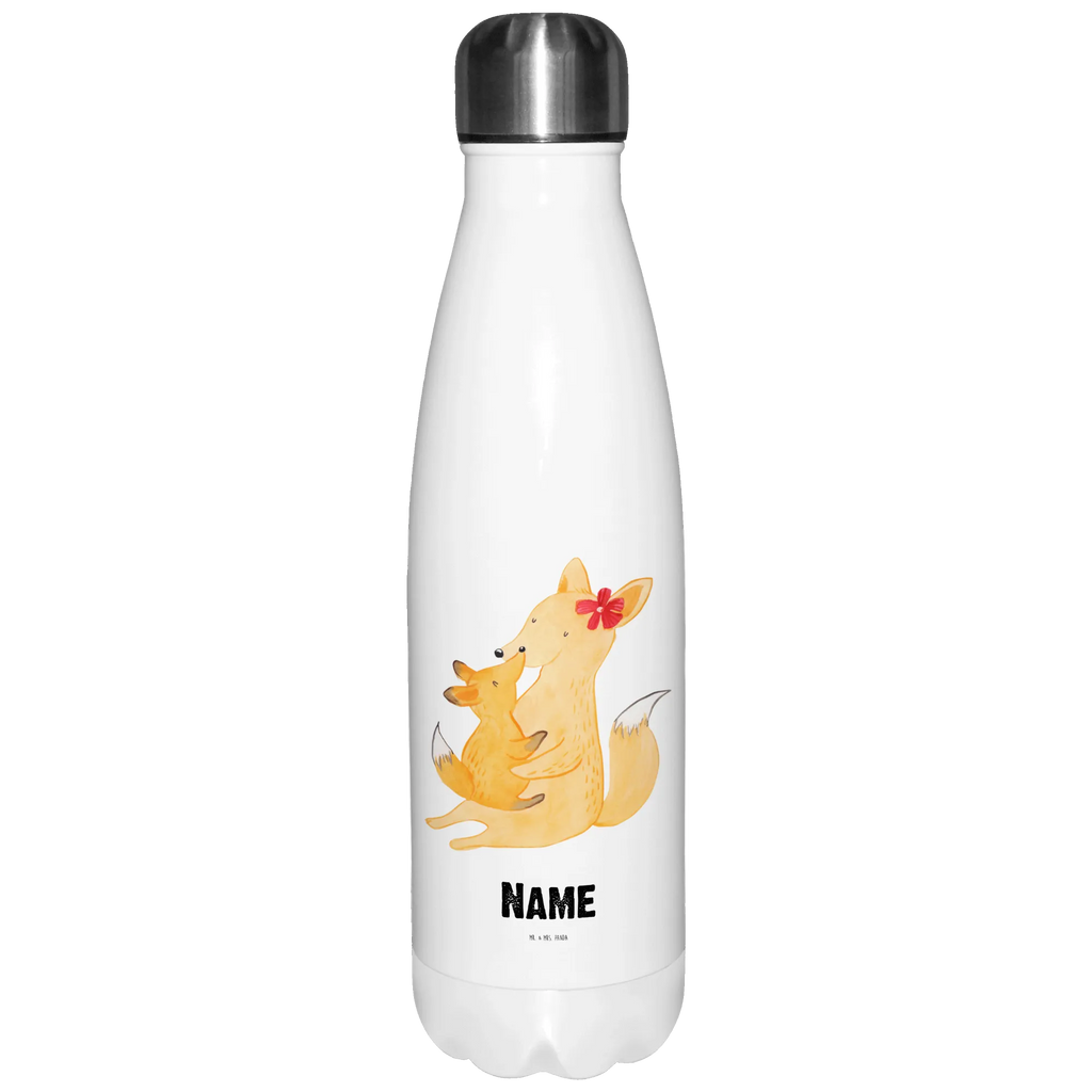 Personalisierte Thermosflasche Fuchs Mama & Kind Personalisierte Isolierflasche, Personalisierte Thermoflasche, Personalisierte Trinkflasche, Trinkflasche Mit Namen, Wunschname, Bedrucken, Namensflasche, Familie, Vatertag, Muttertag, Bruder, Schwester, Mama, Papa, Oma, Opa, Mutter, Tochter, Lieblingstochter, Beste Tochter, Geschenk