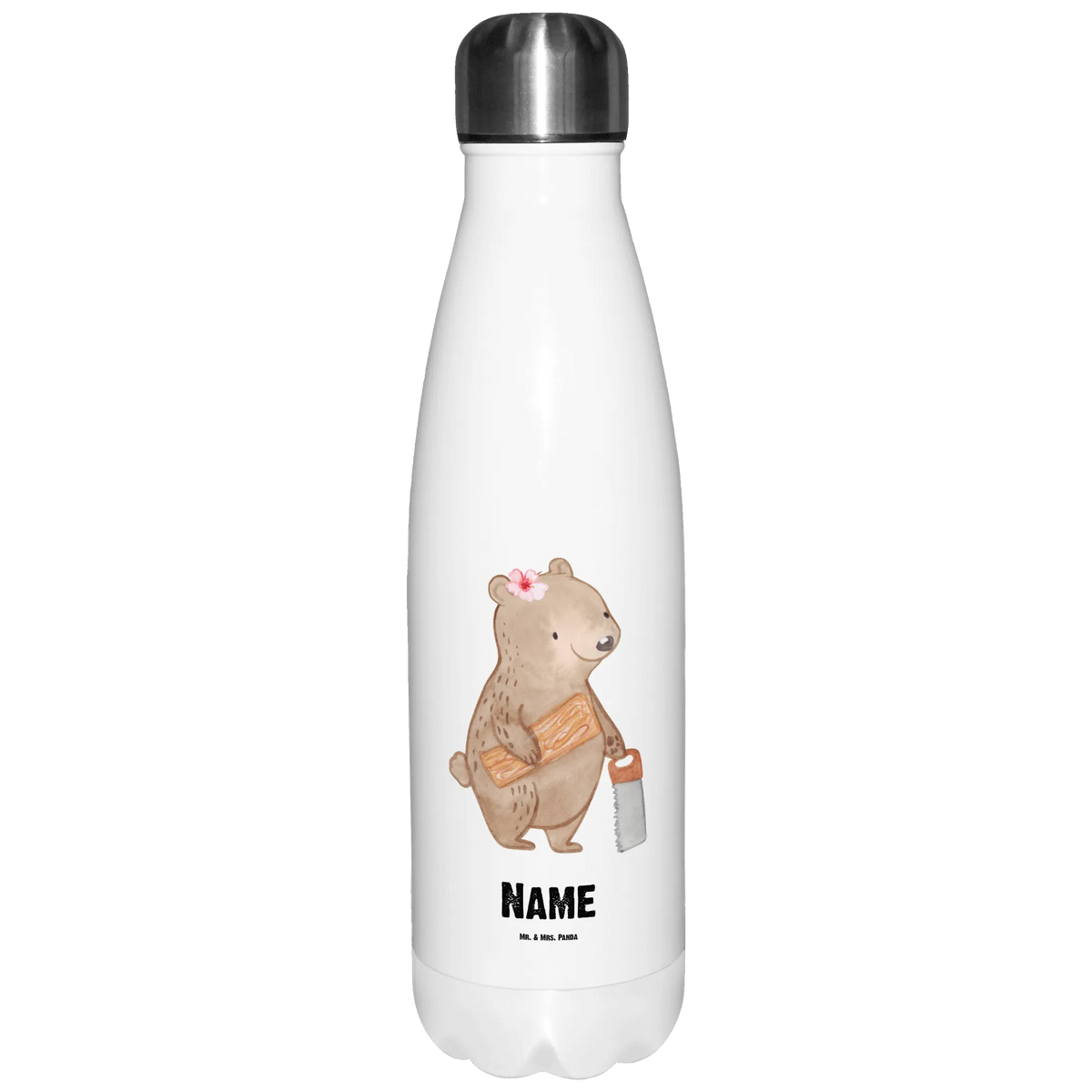 Personalised insulated bottle Carpenter heart gift, sayings, gift idea, best, farewell gift, passing exam, anniversary, retirement, promotion, job start, profession