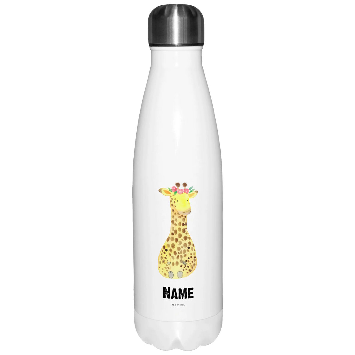Personalisierte Thermosflasche Giraffe Blumenkranz Personalisierte Sportflasche, Personalisierte Thermosflasche, Thermoflasche Personalisiert, Thermosflasche personalisiert, Wasserflasche personalisiert, Trinkflasche personalisiert Edelstahl, Getränkeflasche Personalisiert, Personalisierte Trinkflasche Edelstahl, Sportflasche personalisiert, Isolierflasche personalisiert, Personalisierte Thermoskanne, Personalisierte Trinkflasche, Personalisierte Edelstahlflasche, Personalisierte Wasserflasche, Trinkflasche personalisiert, Afrika, Wildtiere, Freundin, Blumenkranz, Selbstliebe, Giraffe, Abenteurer