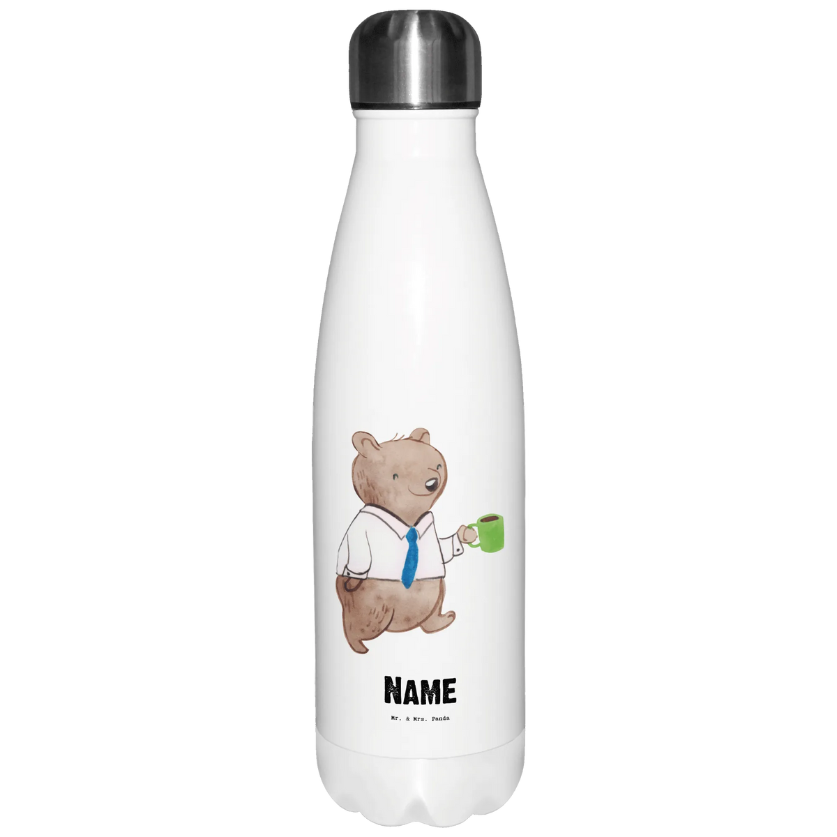 Personalised insulated bottle Instructor Heart gift, gift idea, best, farewell gift, passing exam, anniversary, retirement, promotion, job start, sayings, funny, profession
