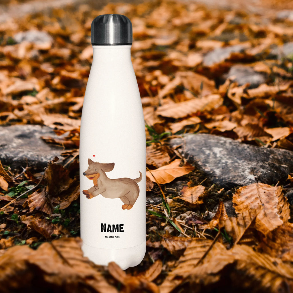 Personalised insulated bottle Dog dachshund dog, mutt, hound, woof, dog mama, dog breed, love dogs, love for dogs, dog decorative items, bag with dog print, funny gifts for dog owners, what do you give a dog lover, Christmas gifts for dogs, gifts for dogs, dog sayings, dogs, happy dog, basset hound, dachshund