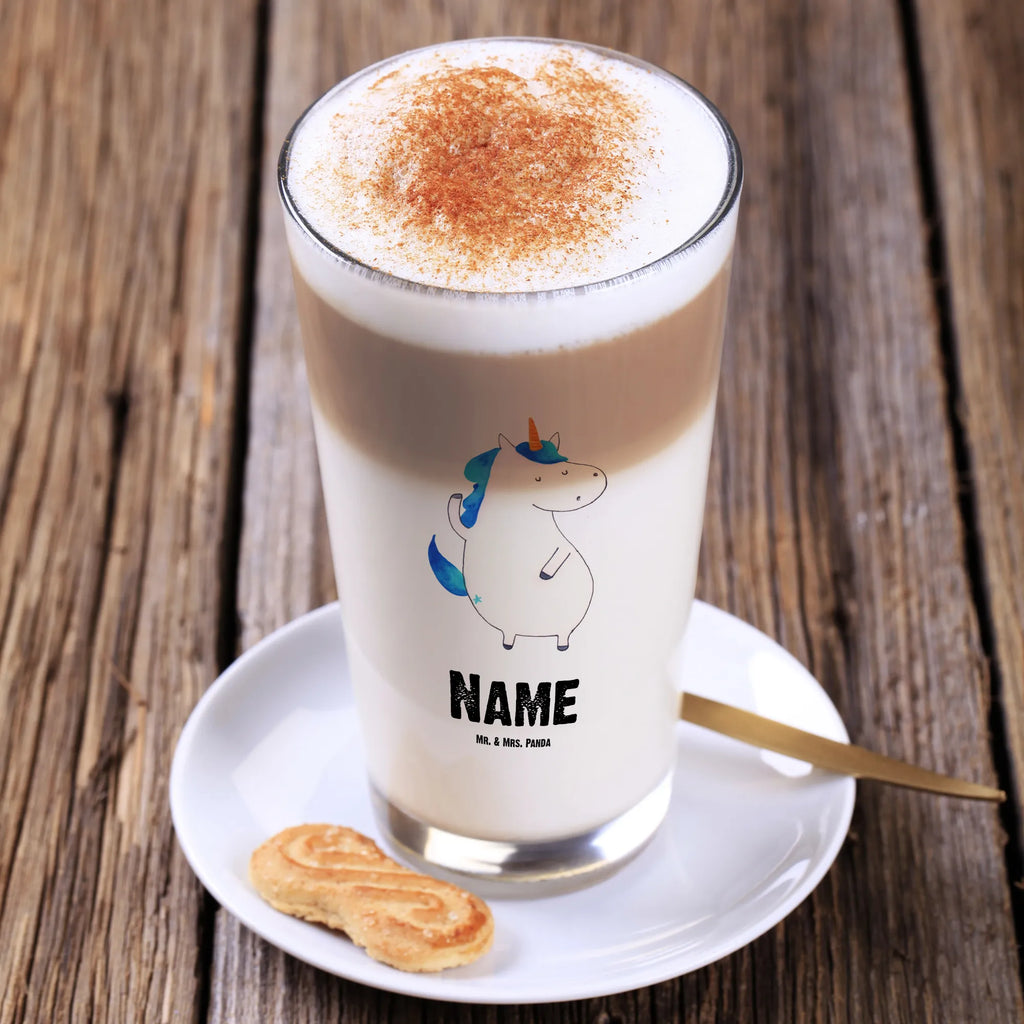 Spersonalizowane szkło jednorożec Mężczyzna Jednorożec, jednorożce, dekoracje jednorożca, jednorożec