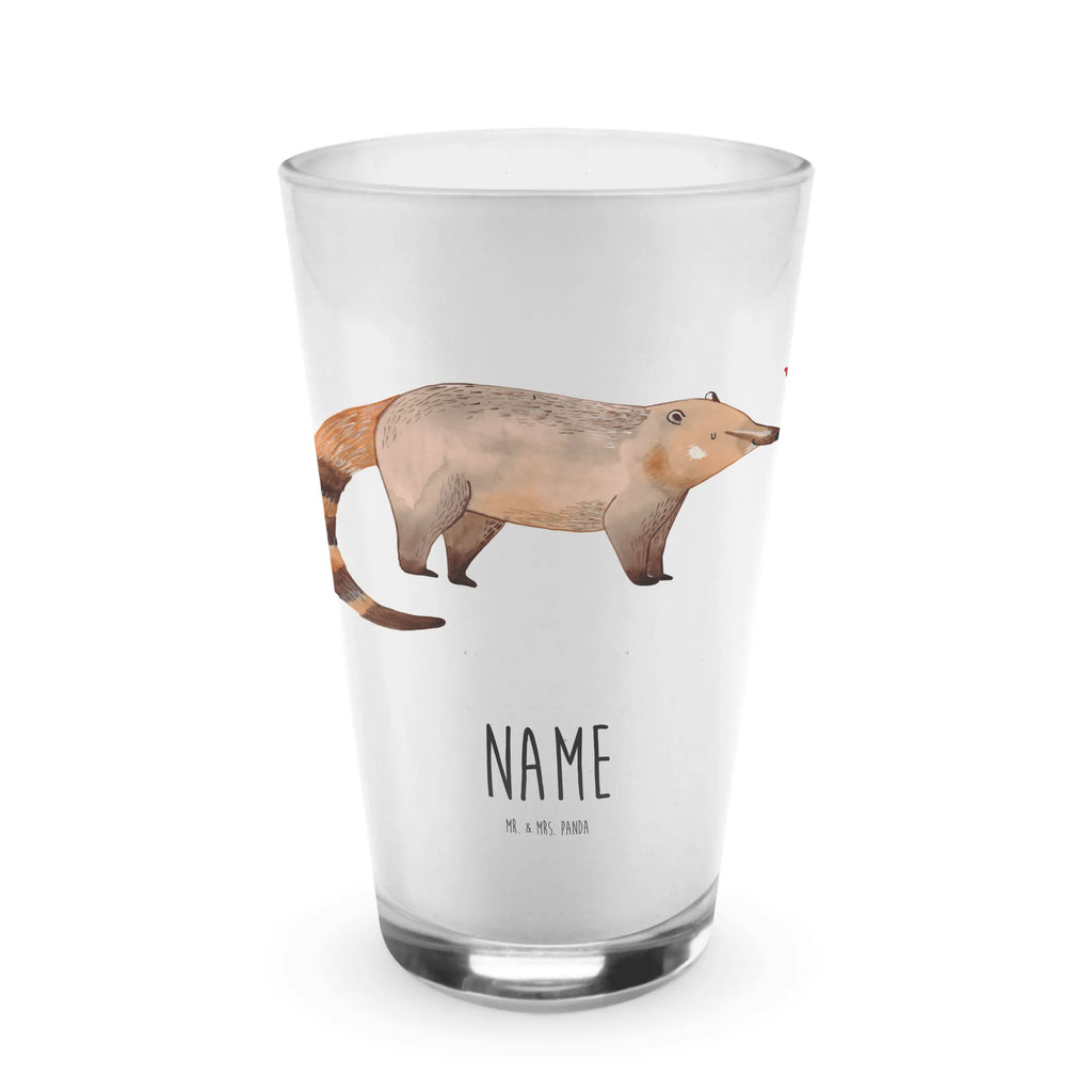 Spersonalizowane szkło Koati Motywy zwierzęce, dobra energia, zabawne powiedzonka, zwierzęta