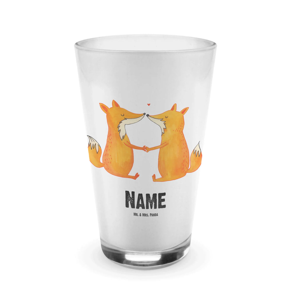 Personalised glass foxes Love fox, foxes, forest wildlife, clever as a fox, animal lover, couple, girlfriend, partner, husband, proof of love, lovers, wife, love, boyfriend, fiancée, marriage