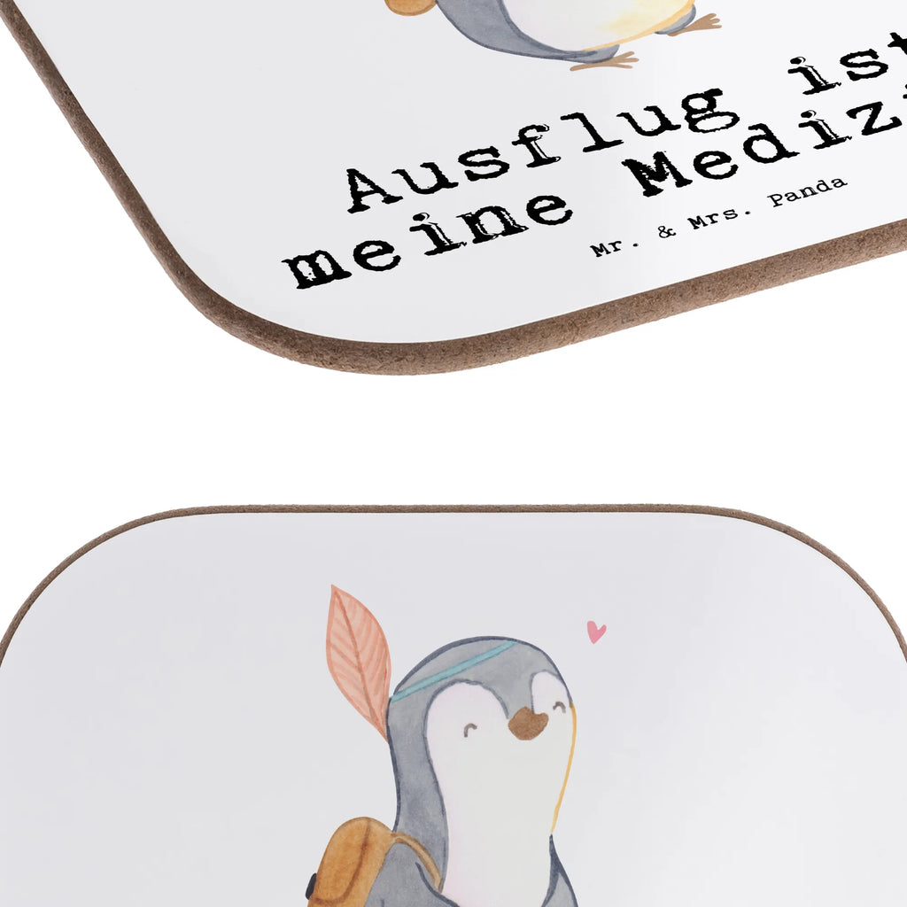 Square coaster penguin Side trip glass coasters, presents, gift, Coasters, gifts, breakfast, party, Gift, sport, hobby, giving, thank you, award, profit, athlete, trip, Make trips, destinations, travel