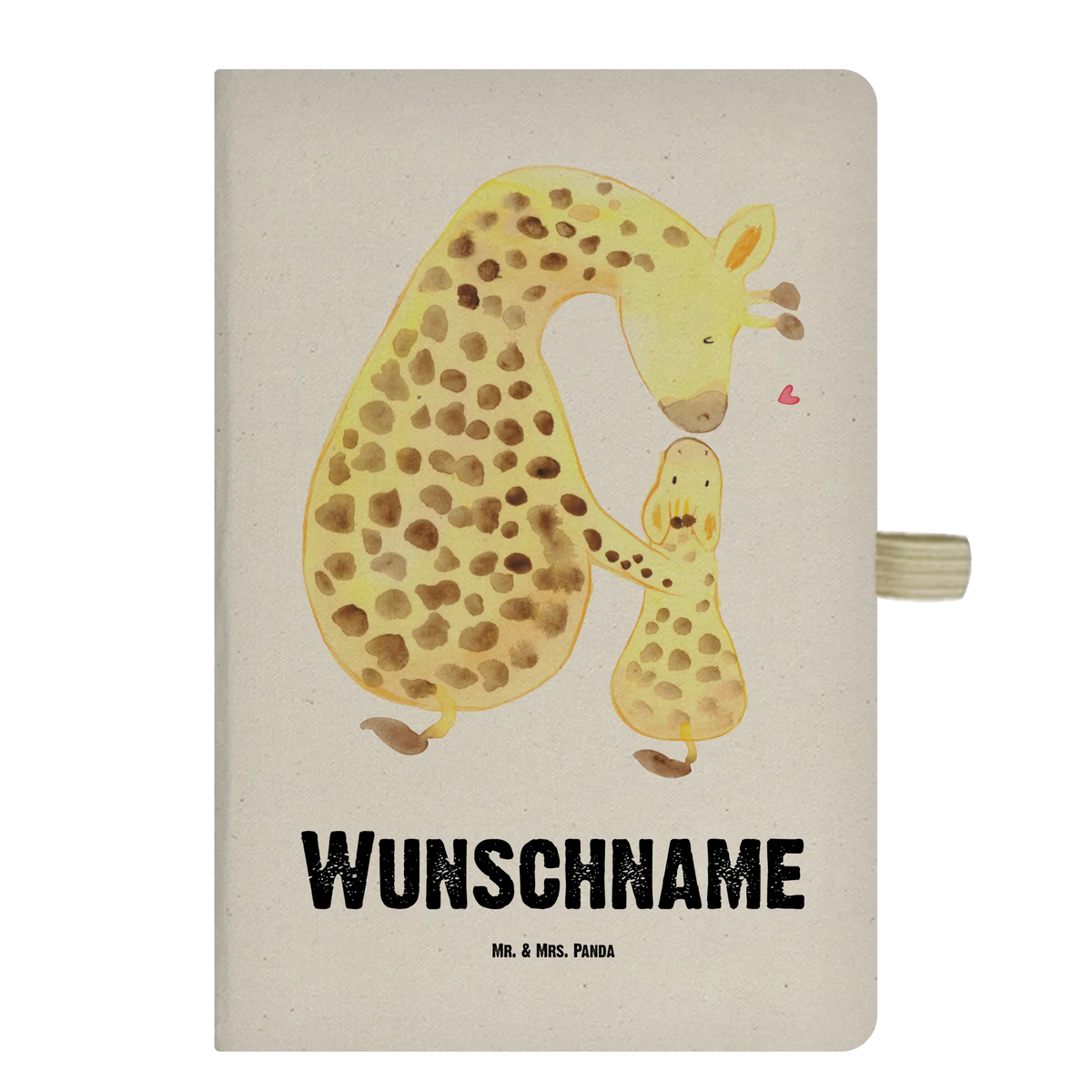 Personalised notebook giraffe child Africa, child, mum, mother, favourite person, son, giraffe, daughter