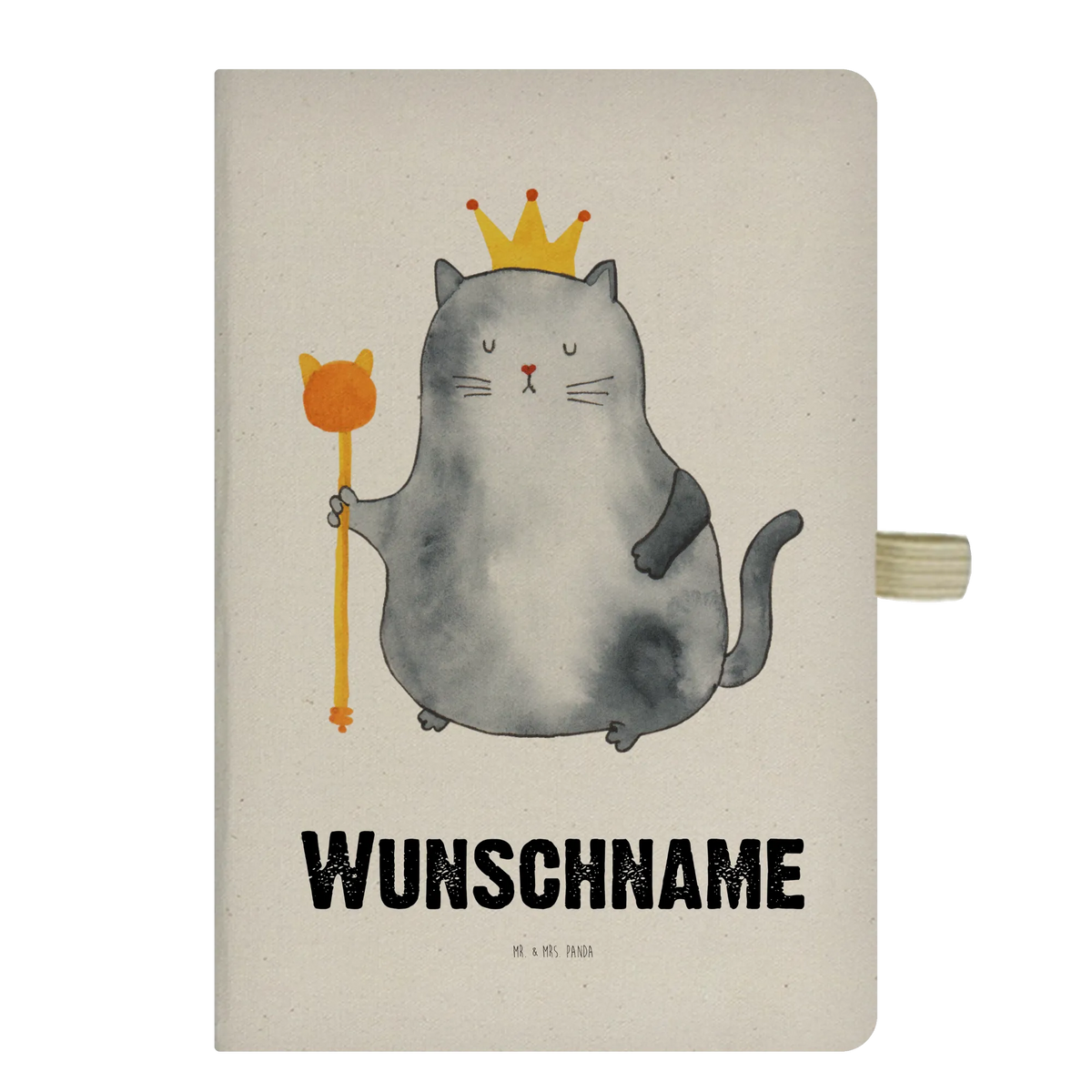 Personalised notebook Cat king cat, tomcat, kitty, meow, kitten, housecat, mama cat, love cats, cat image, cat fan, cat lover, cat fancier, cat decoration, gift for cat lover, cat owner, funny cats, cat sayings, cat motto, funny cat gifts, fan merchandise, cat stuff, animal lover, first own apartment, move, queen, pet, family, cats, king, apartment, pussy, tenement, moving in