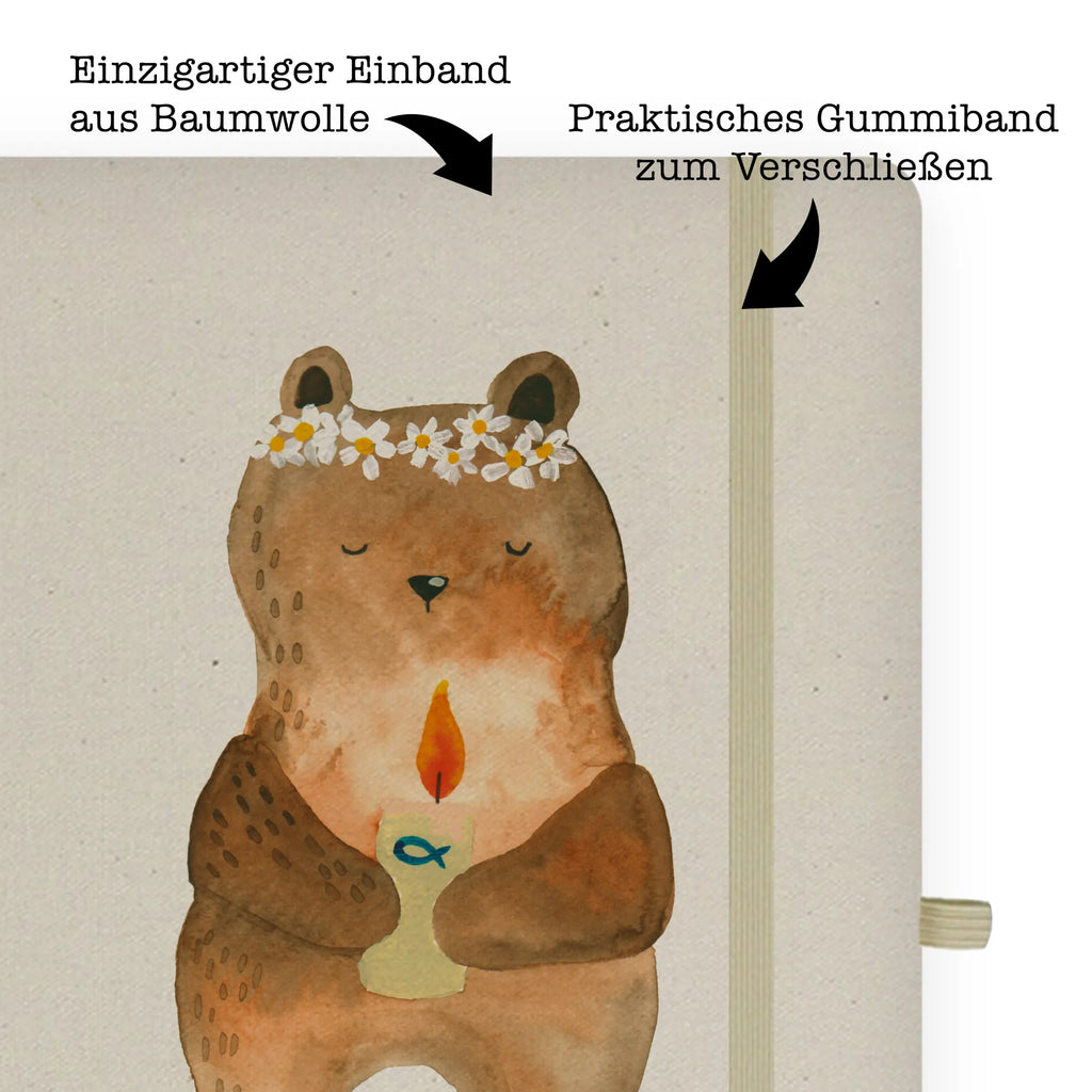 DIN A4 Personalizowany Notatnik Niedźwiedź Komunia Niedźwiedź, Miś, Pluszowy miś