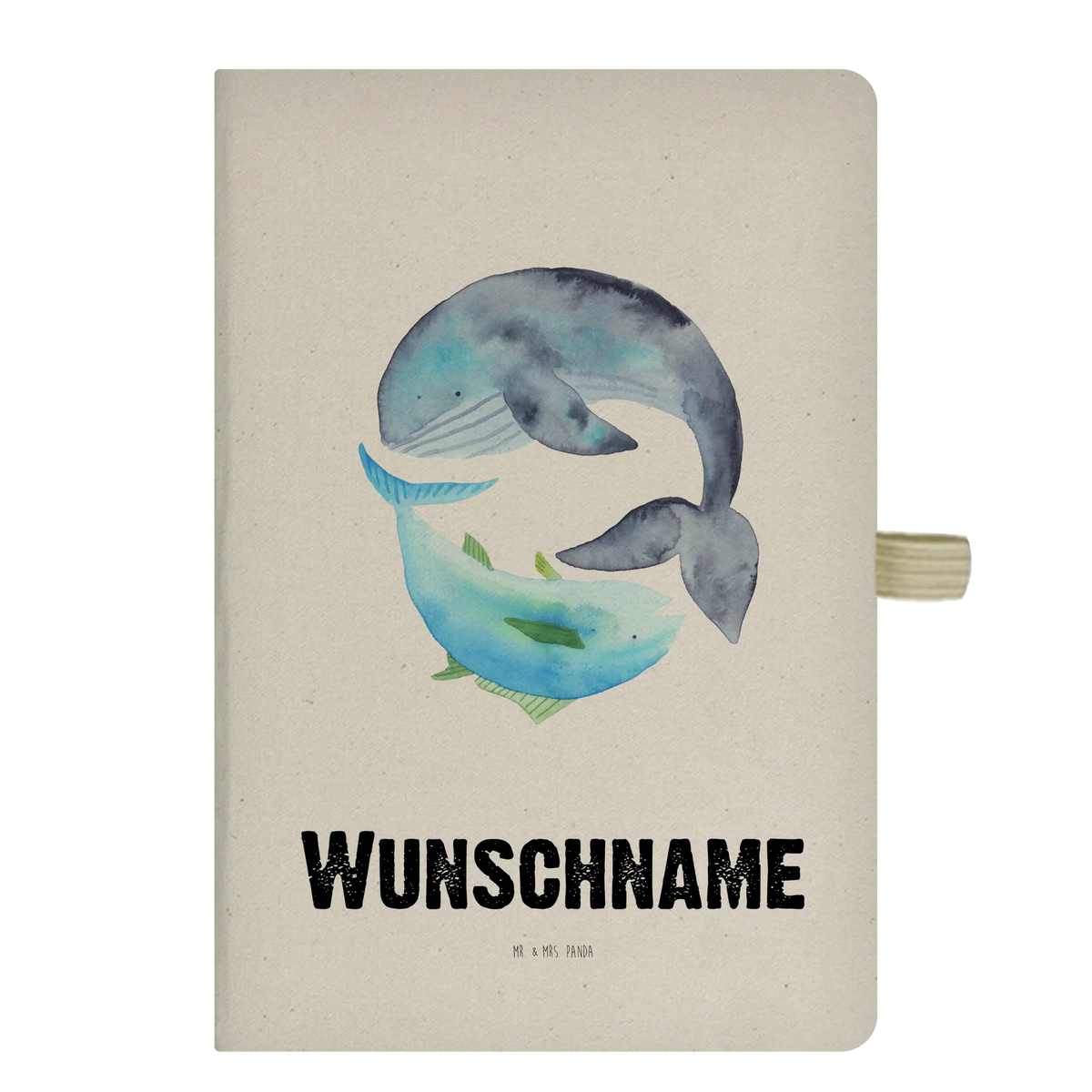 Personalised notebook whale tuna small animals, cute, funny, cute animal motives, hand drawn, small world, funny sayings, good mood, happy, gifts, gift ideas, special gifts, animal lover, card, saying funny, flat joke, choice, saying of the day, tuna, flat joke gift, word joke funny, joke, whale
