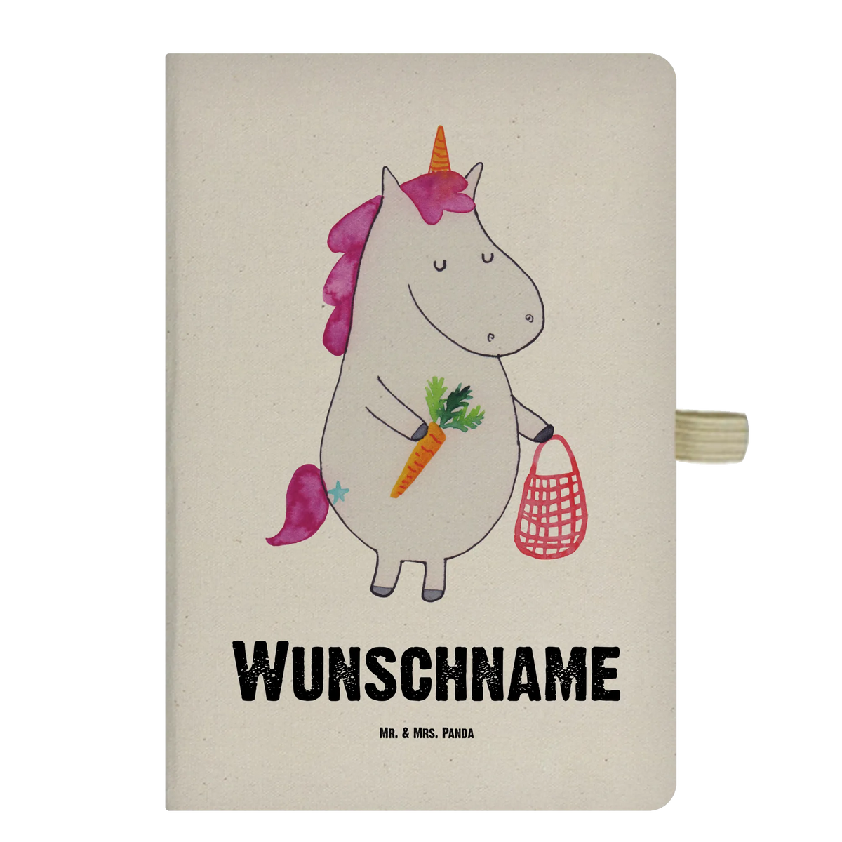 Personalised notebook unicorn Vegetables Organic, Vegetable, Organic Market, Week Market