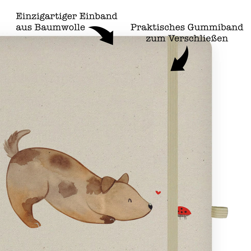 DIN A4 Personalizowany Notatnik pies biedronka Pies, motyw psa, zwierzę domowe, rasa psa, miłośnik zwierząt, właściciel psa, powiedzenia