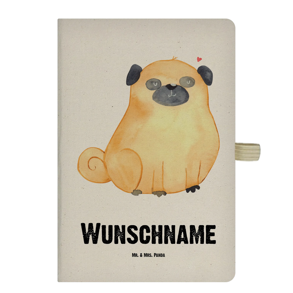 Personalised notebook Pug dog, mutt, hound, woof, dog mama, dog breed, love dogs, love for dogs, dog decorative items, bag with dog print, funny gifts for dog owners, what do you give a dog lover, Christmas gifts for dogs, gifts for dogs, dog sayings, dog love, love, Pug